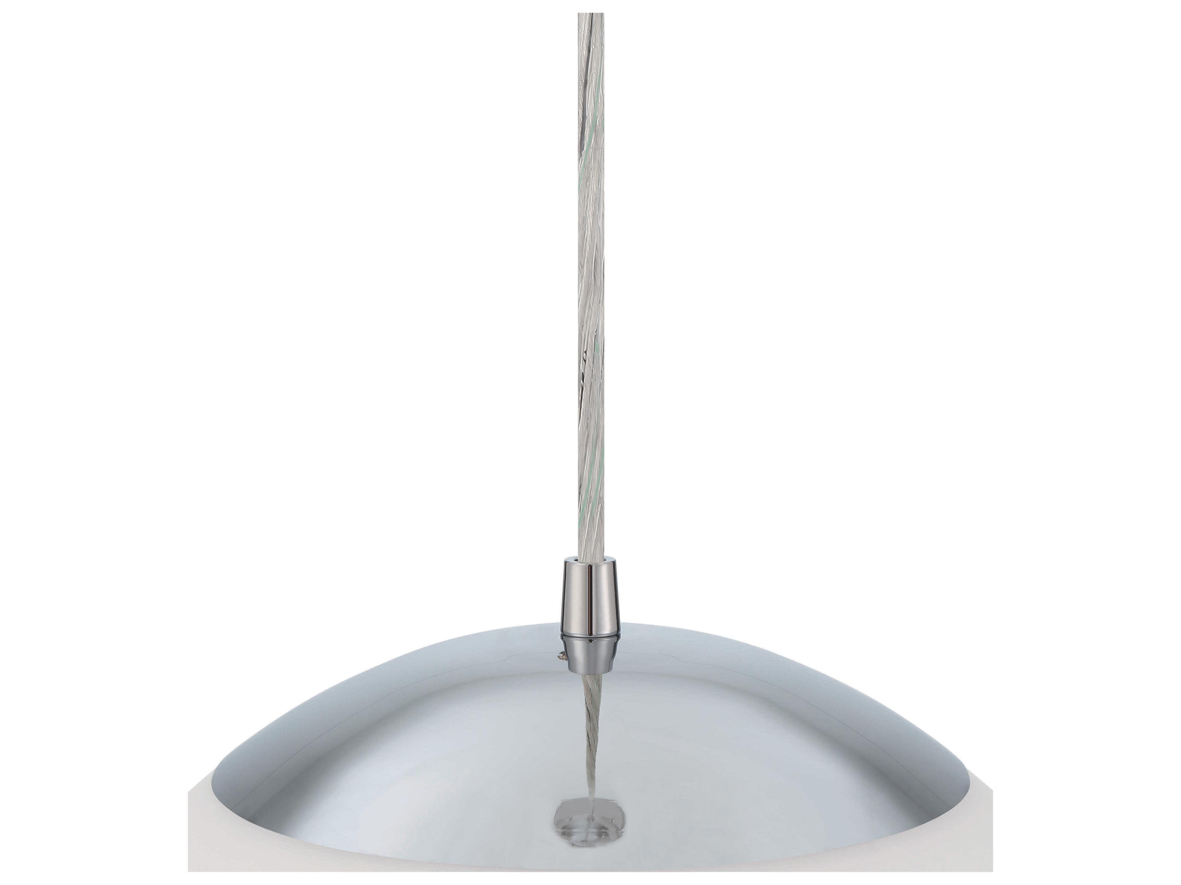 Craftmade Gaze 1-Light Chrome Glass Globe Mini Pendant