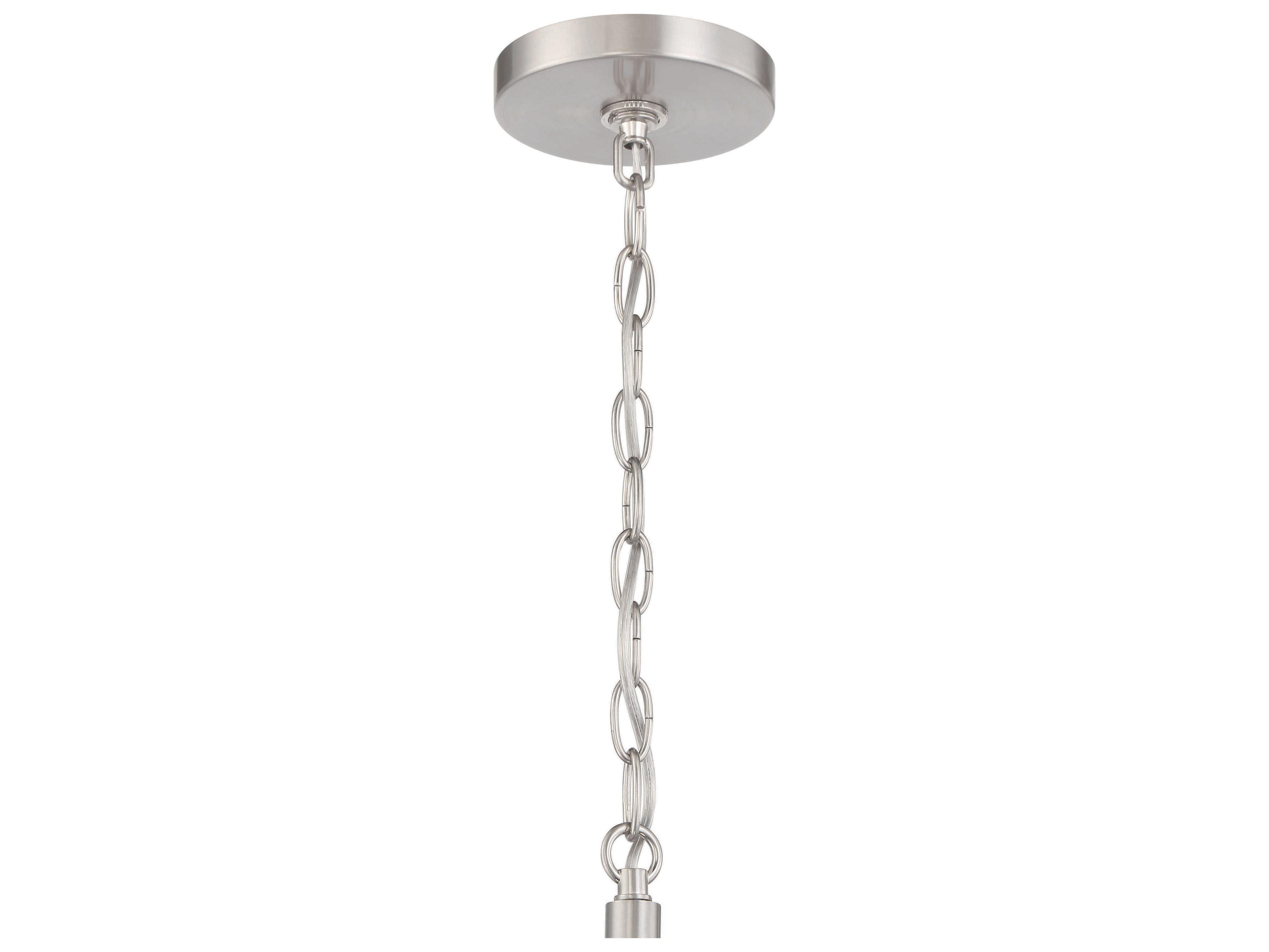 Craftmade Jolenne 8-Light Brushed Polished Nickel Chandelier