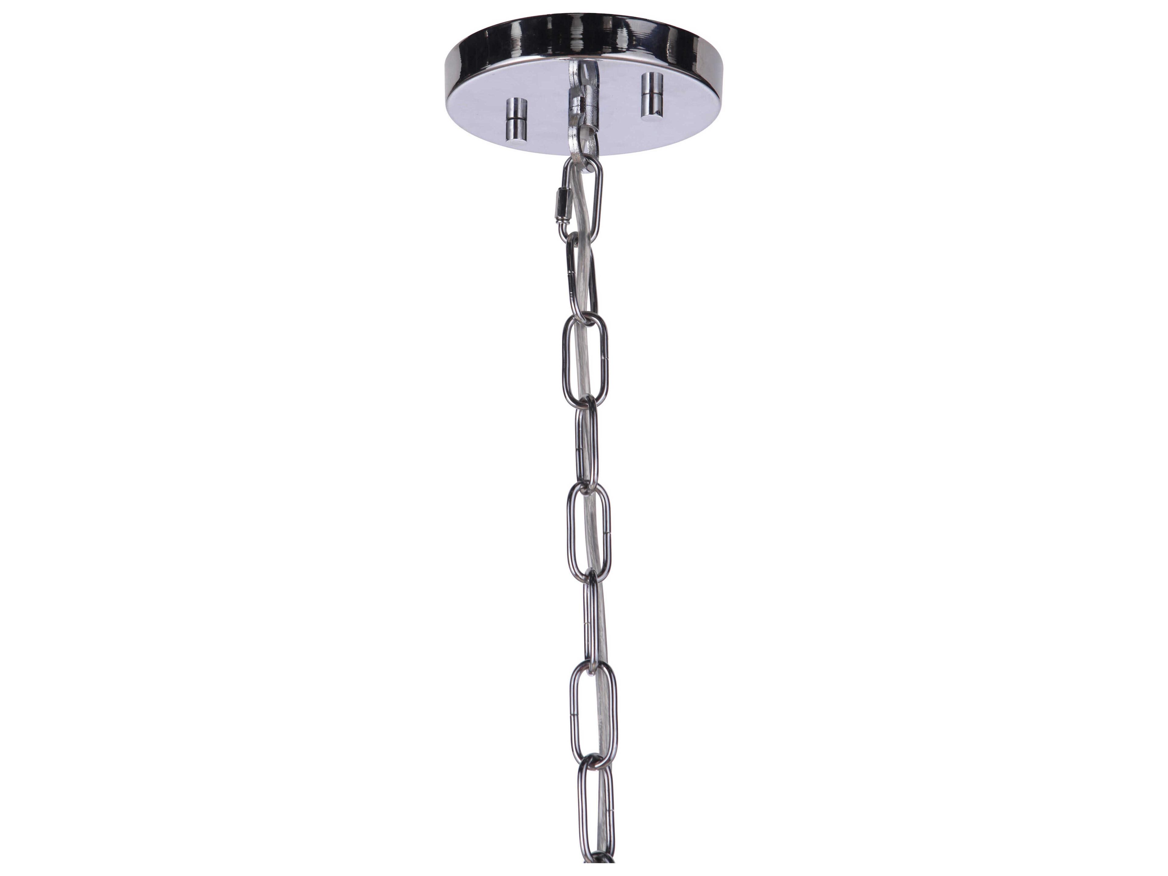 Craftmade Myos 1-Light Chrome Glass Cylinder Mini Pendant