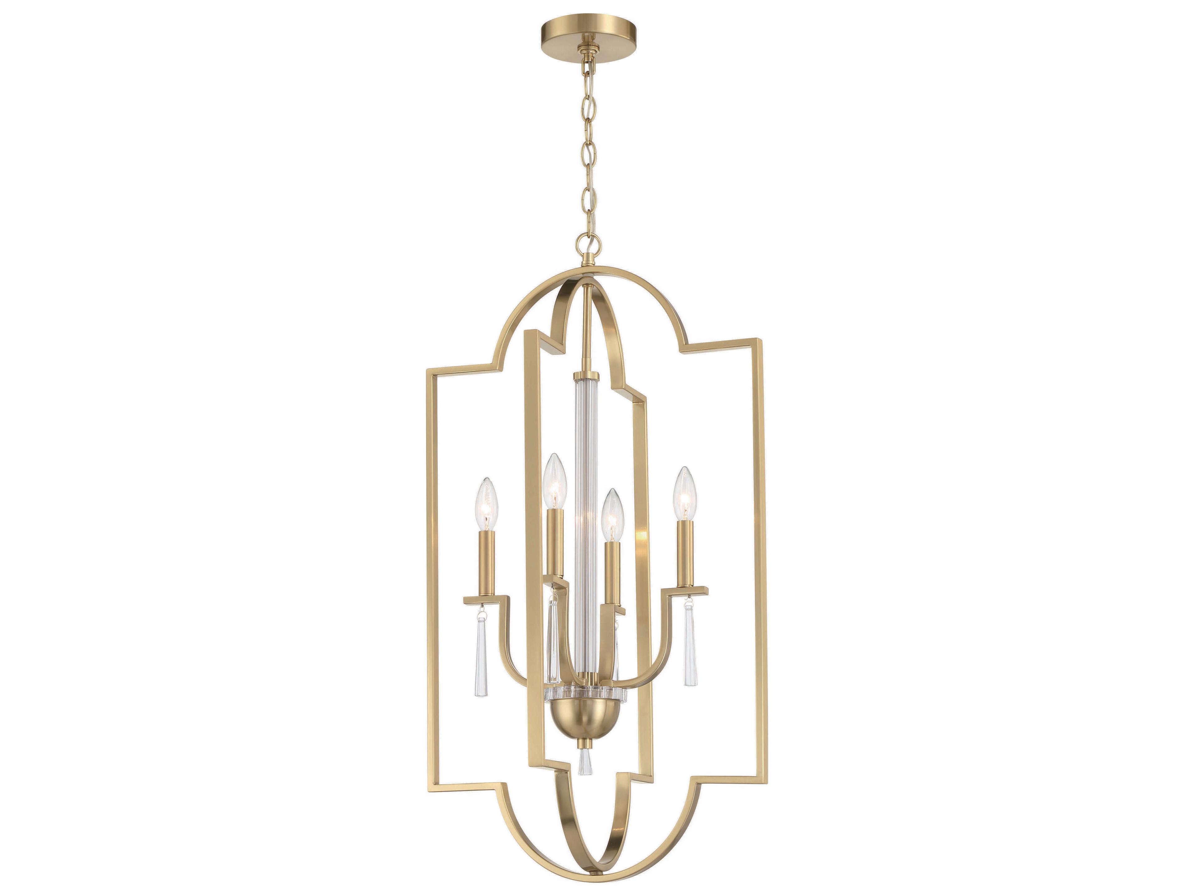 Craftmade Fortuna 4-Light Satin Brass Pendant