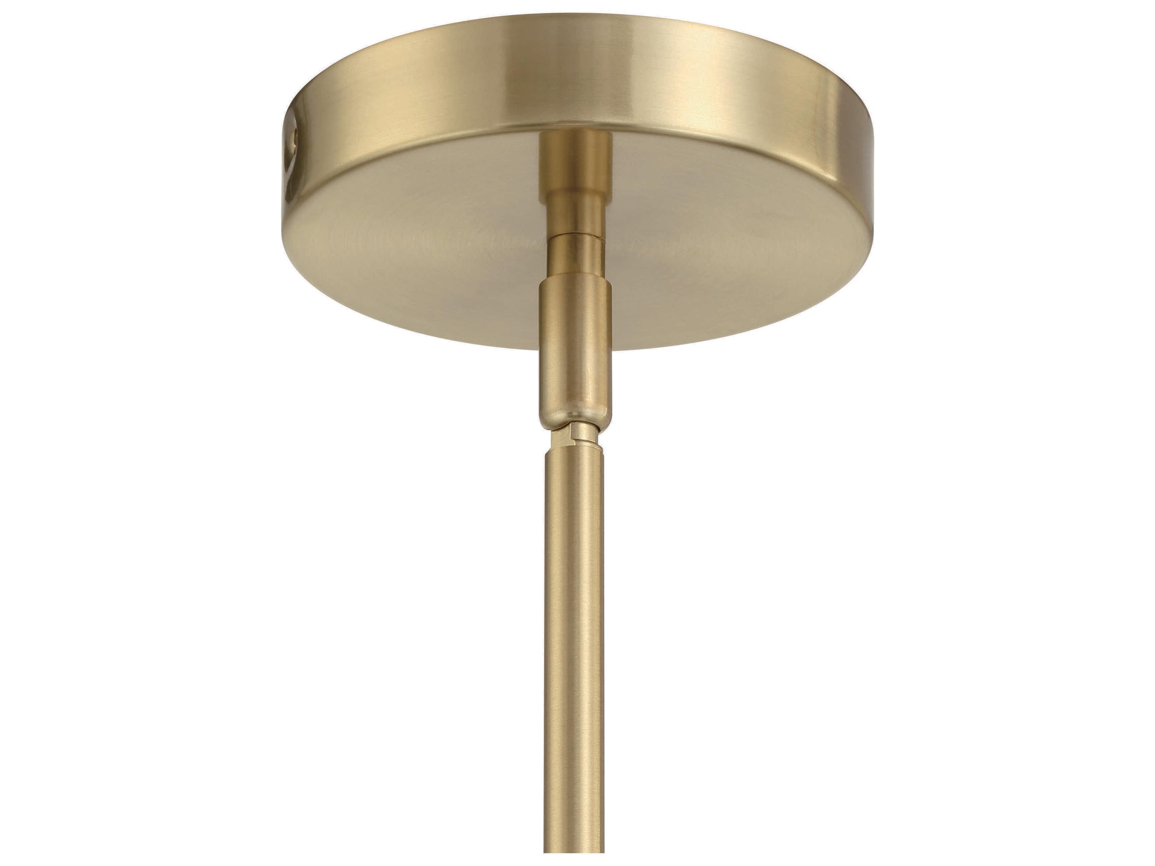 Craftmade Fortuna 1-Light Satin Brass Drum Mini Pendant