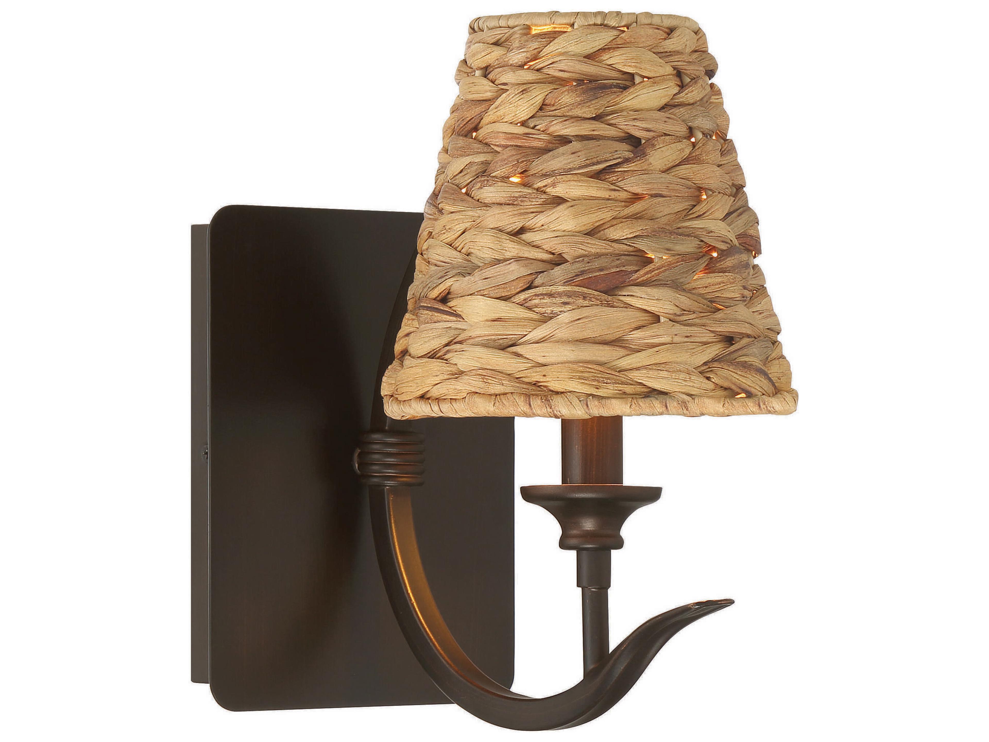 Craftmade Kokomo 1-Light Aged Bronze Brushed Wall Sconce