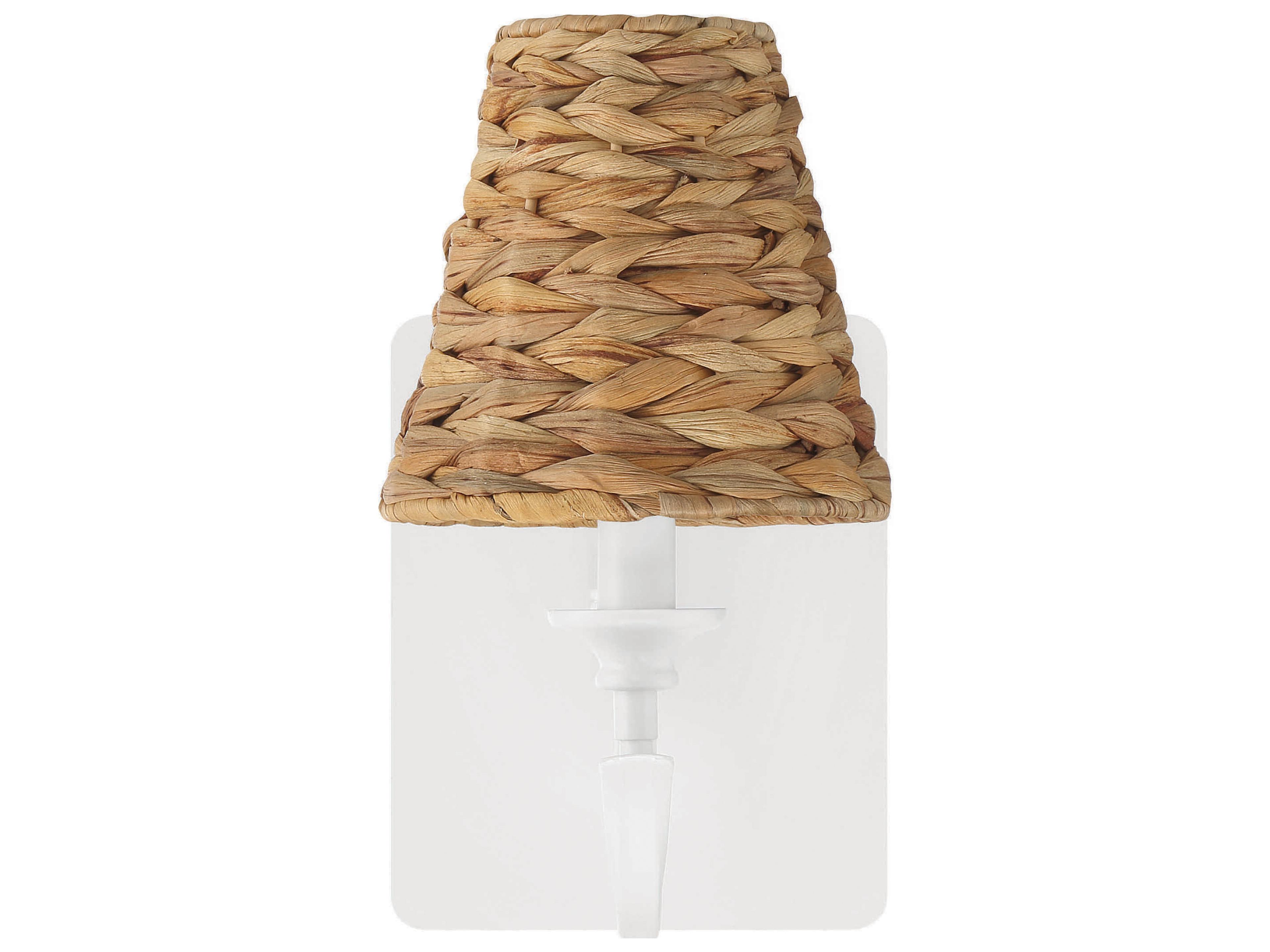 Craftmade Kokomo 1-Light Matte White Wall Sconce