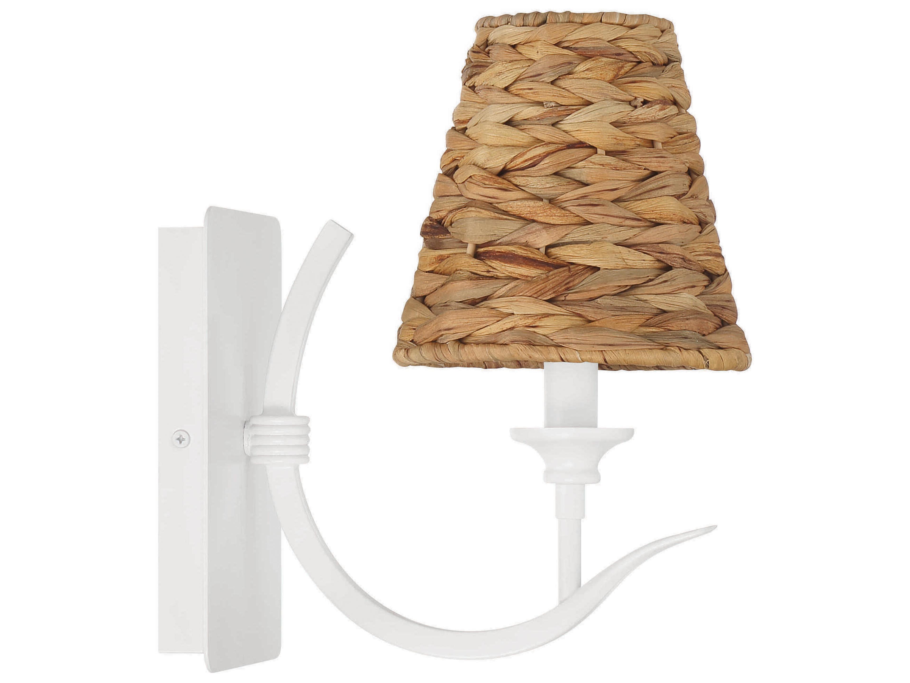 Craftmade Kokomo 1-Light Matte White Wall Sconce