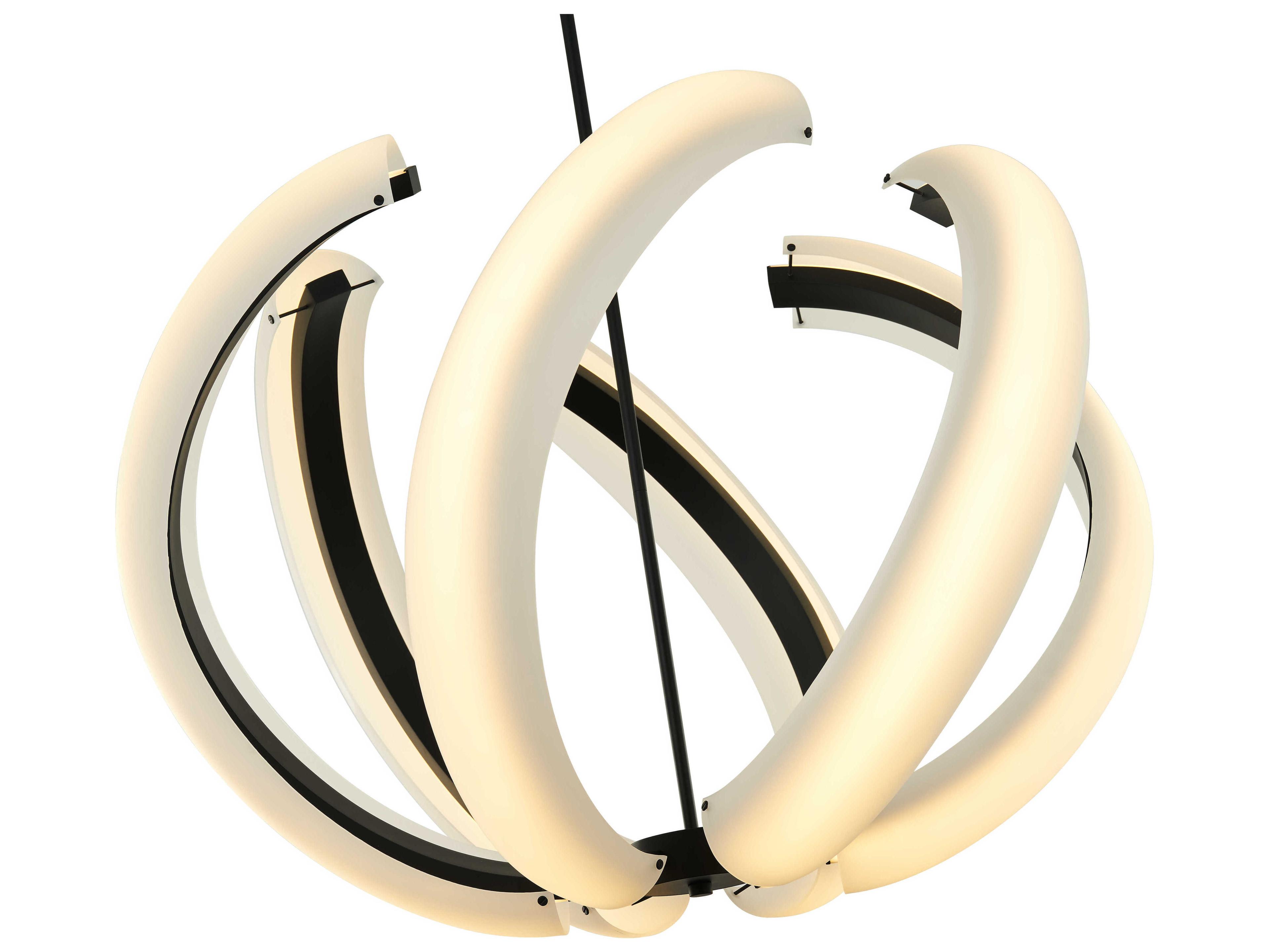 Craftmade Unwind 6-Light Flat Black Globe Pendant