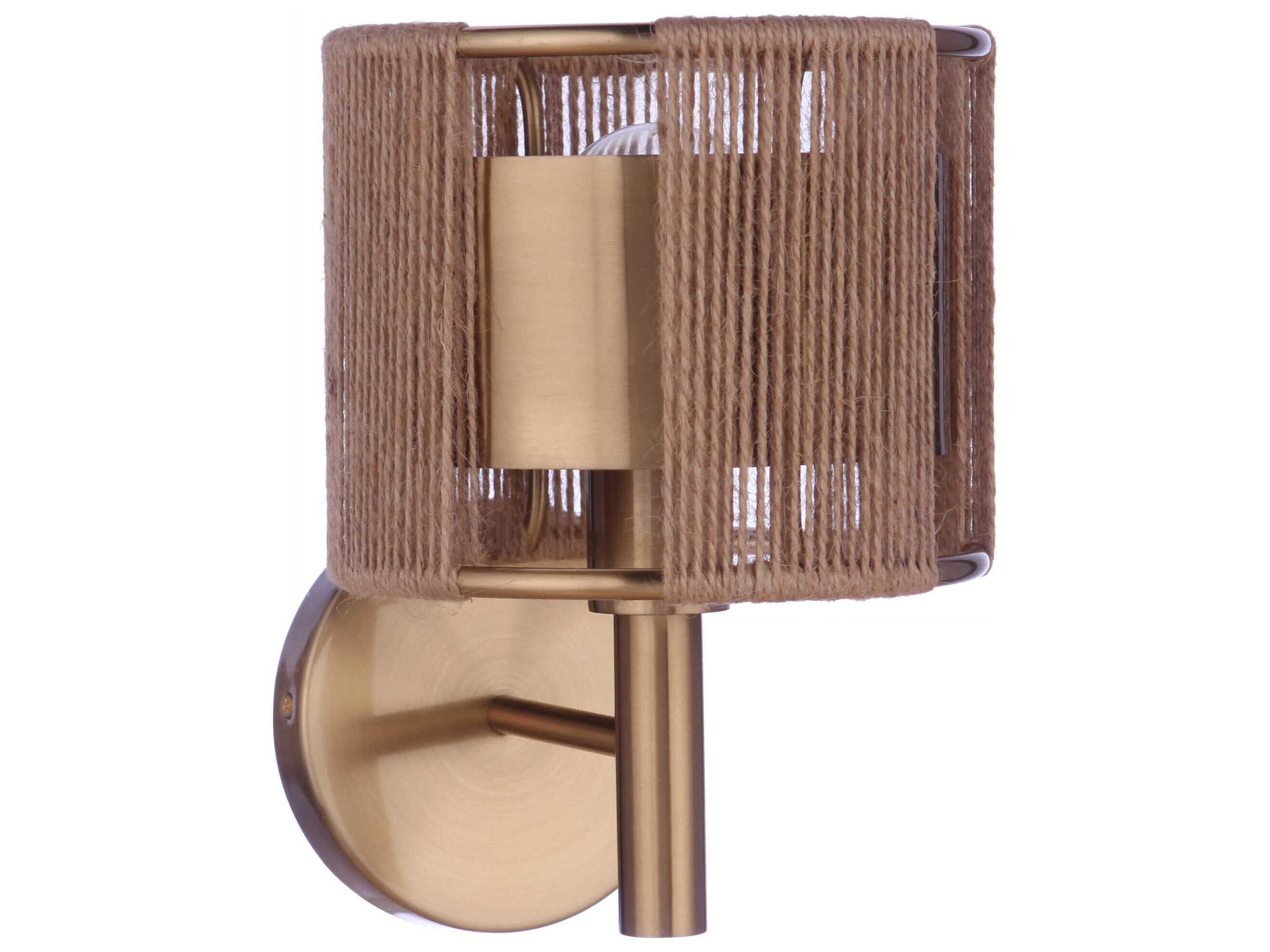 Kensey 1-Light Satin Brass Wall Sconce