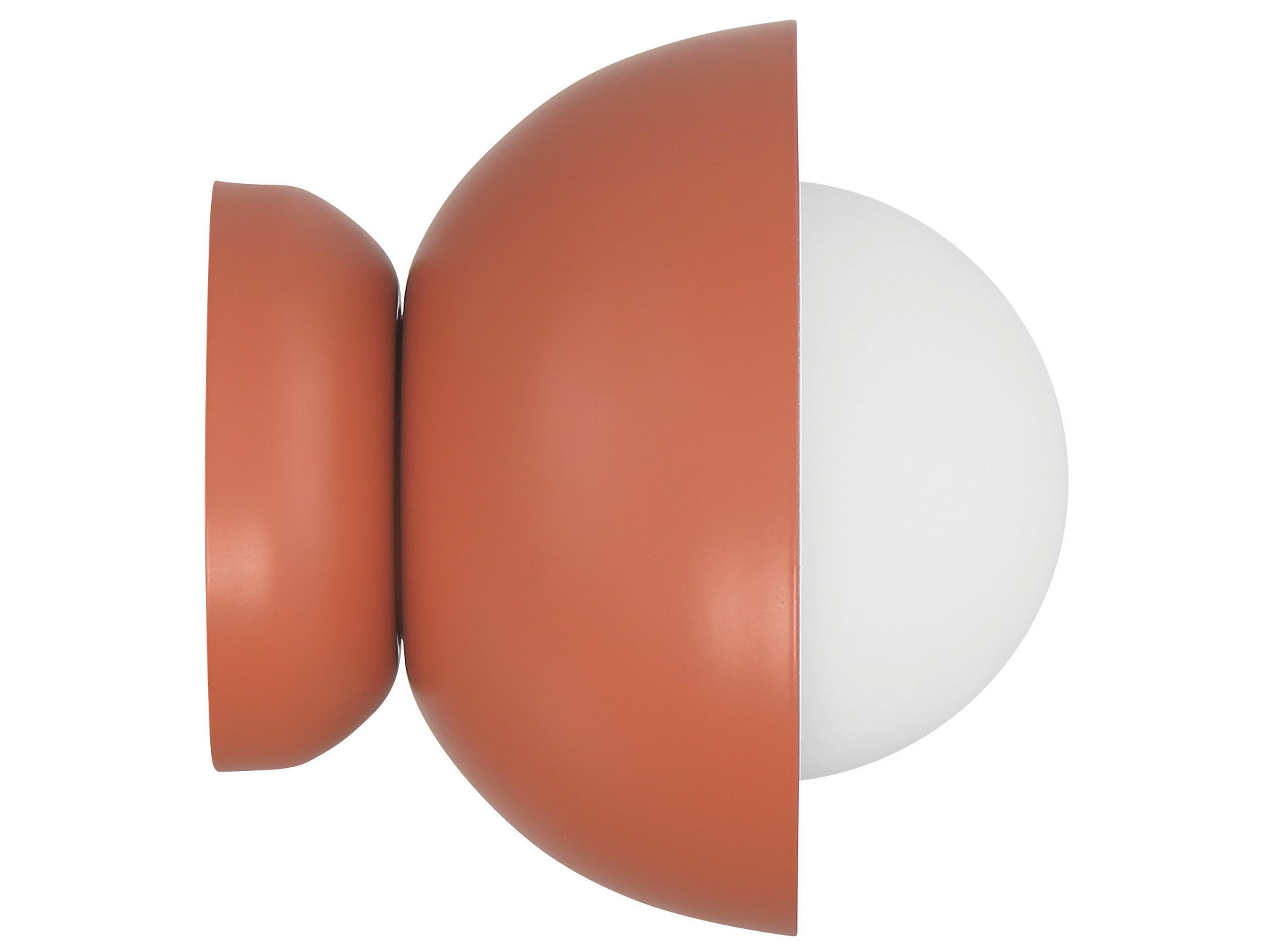 Craftmade Ventura 1-Light Baked Clay Orange Wall Sconce