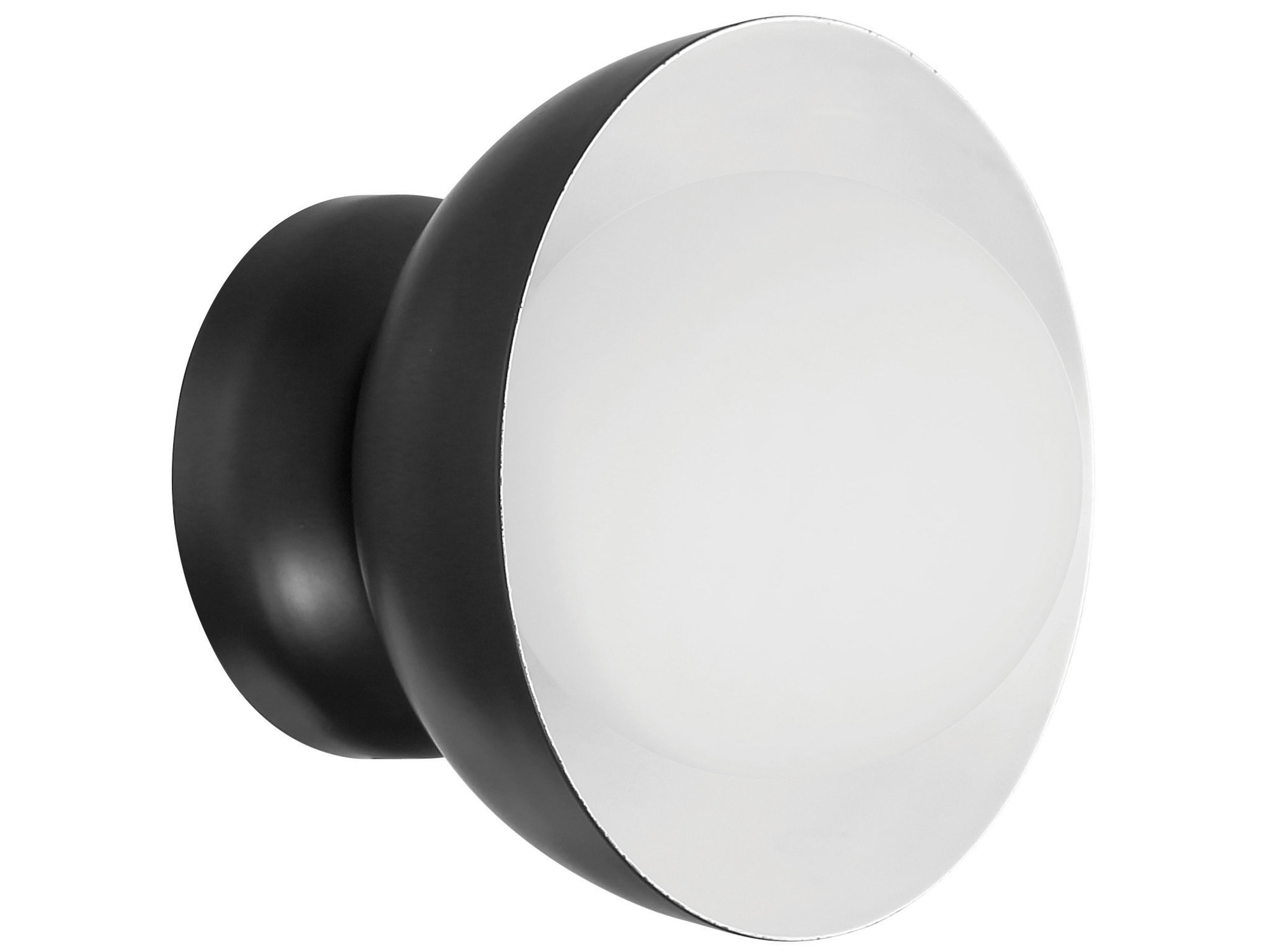 Ventura 1-Light Flat Black Wall Sconce