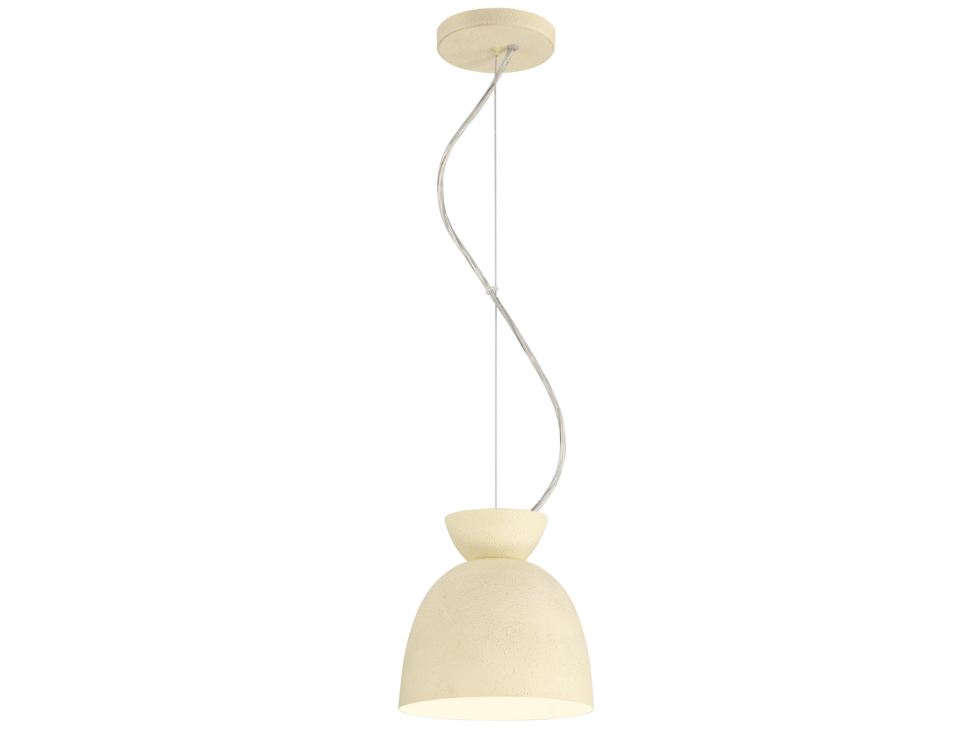 Ventura 1-Light Cottage White Dome Mini Pendant