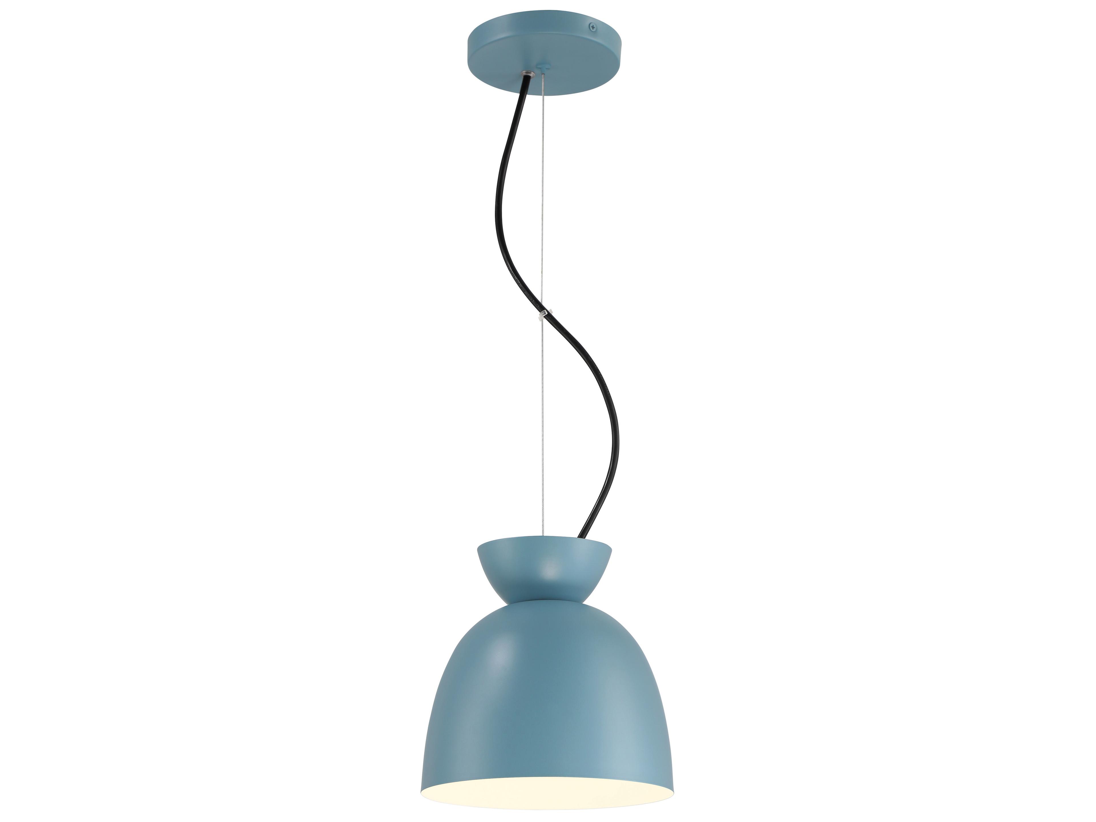 Ventura 1-Light Dusty Blue Dome Mini Pendant