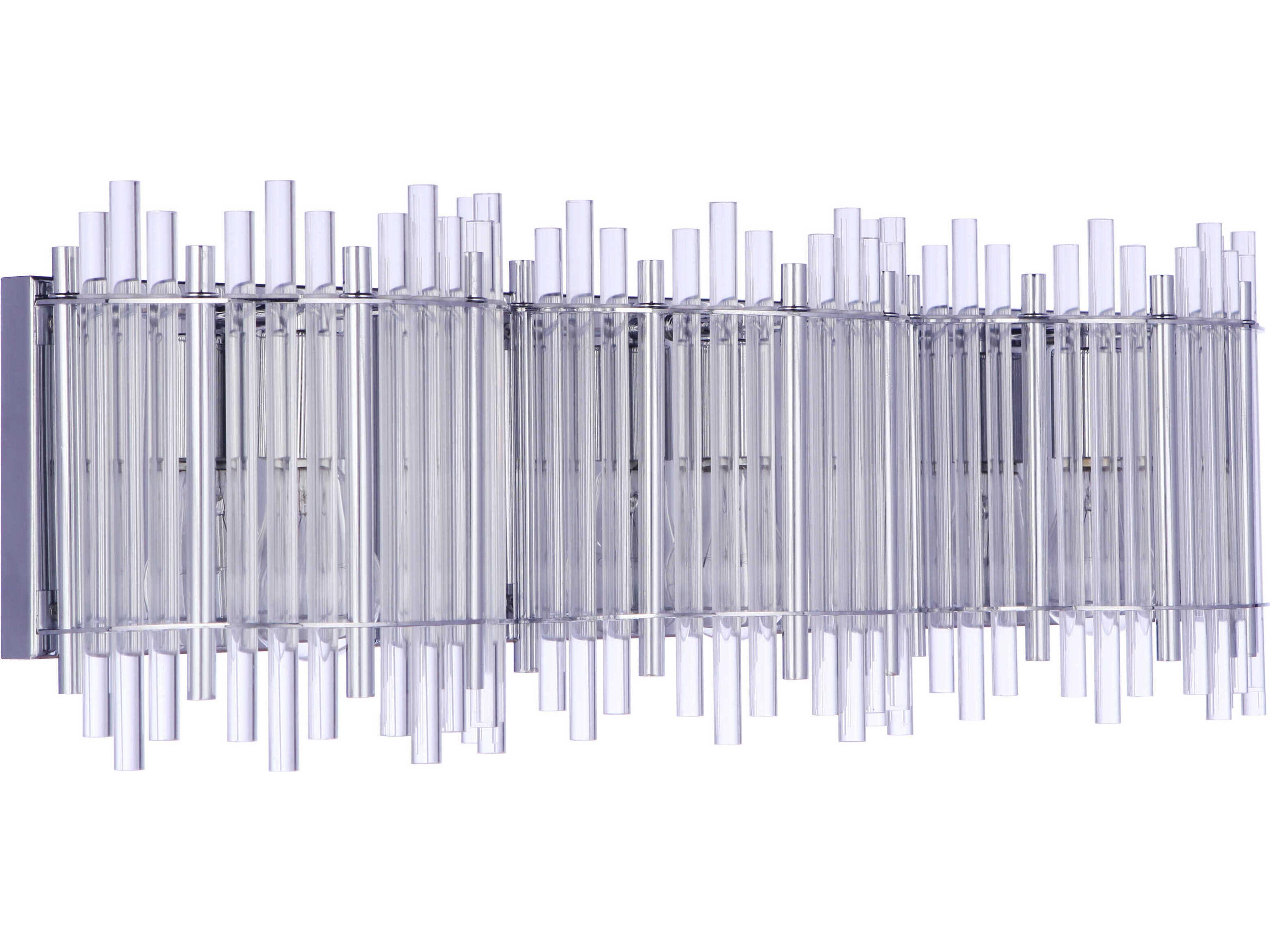 Reveal 3-Light Chrome Vanity Light