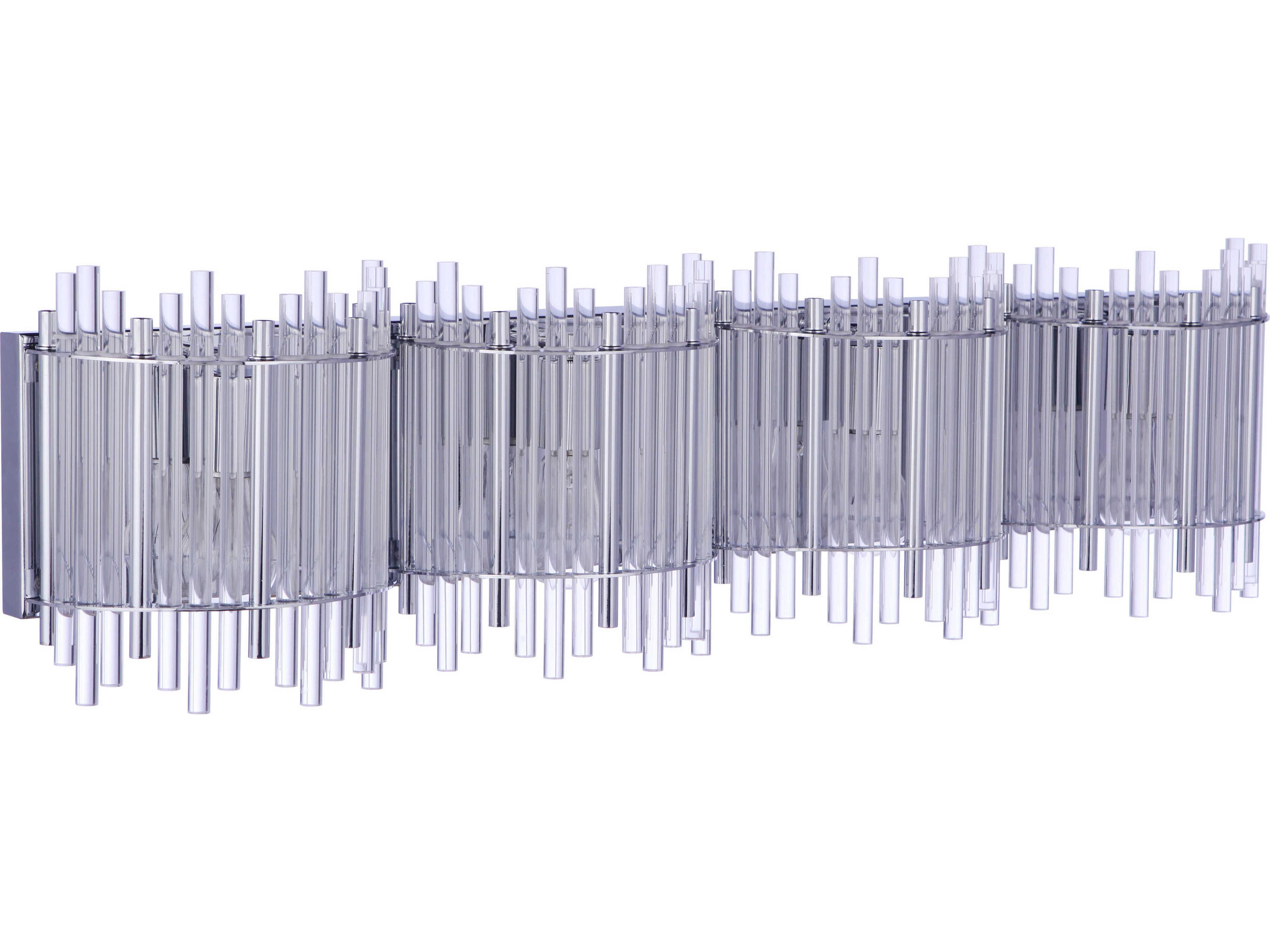 Reveal 4-Light Chrome Vanity Light