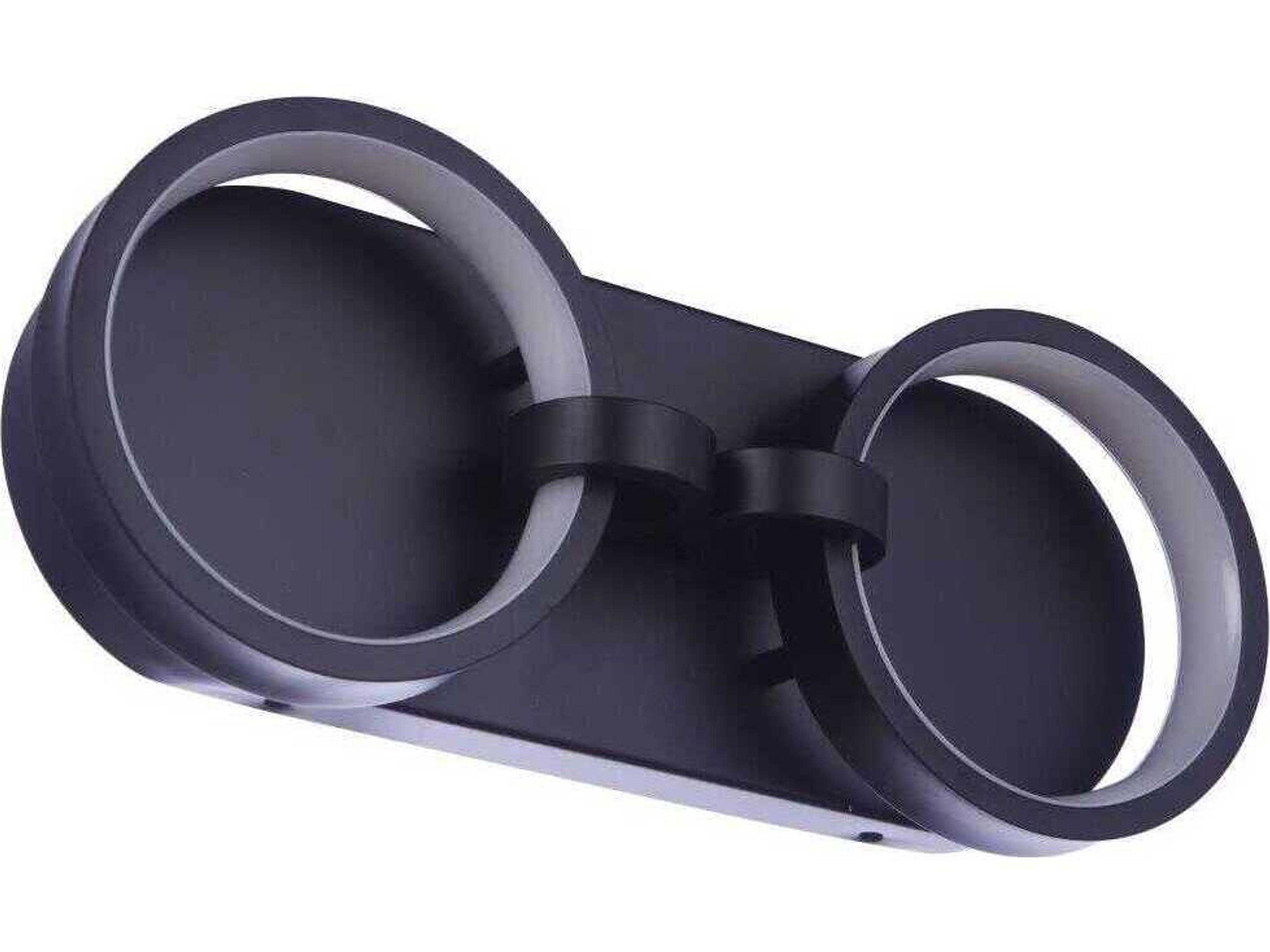 Craftmade Context 2-Light Flat Black Vanity Light