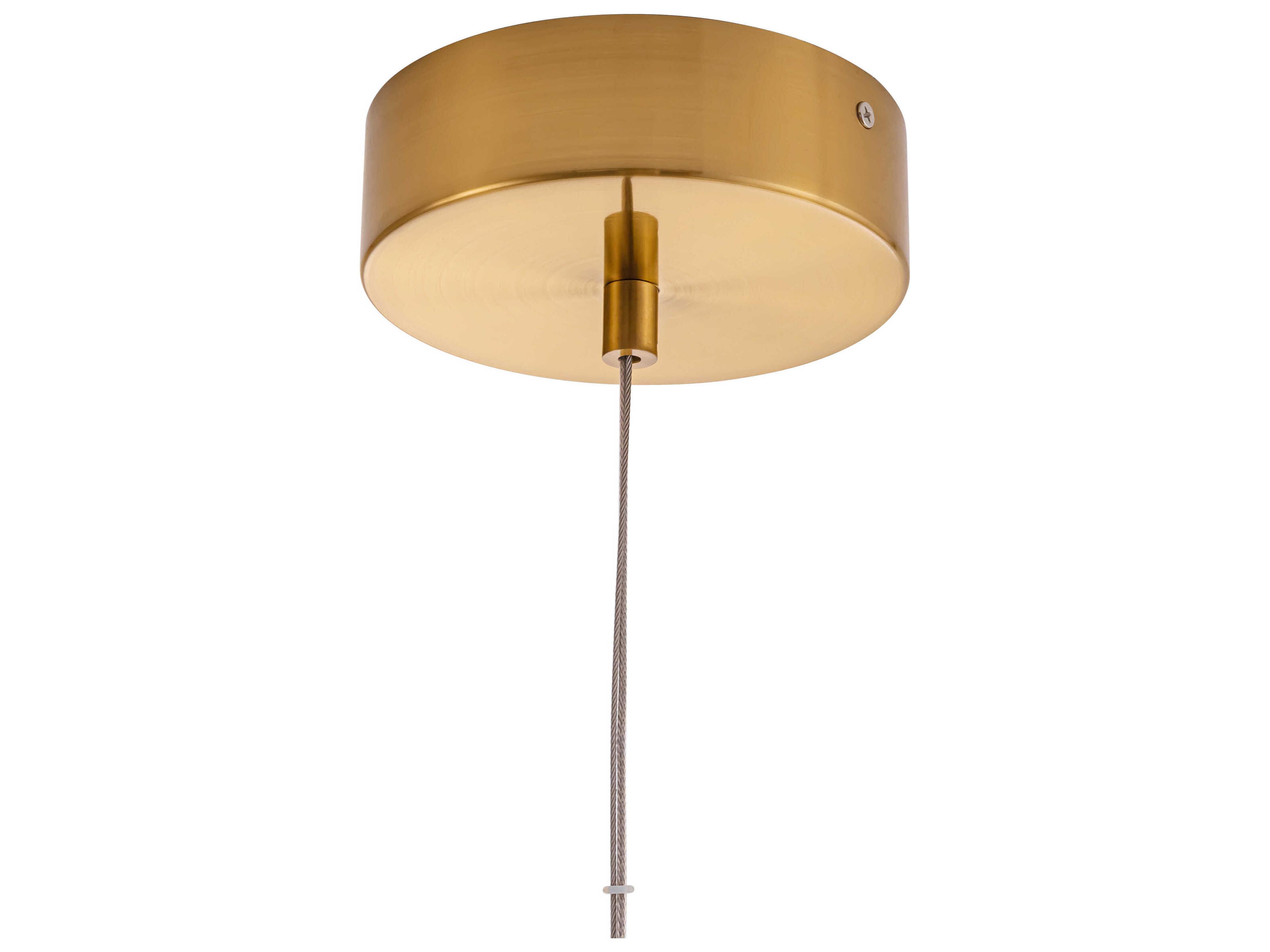 Craftmade Jackie 4-Light Satin Brass Globe Mini Pendant