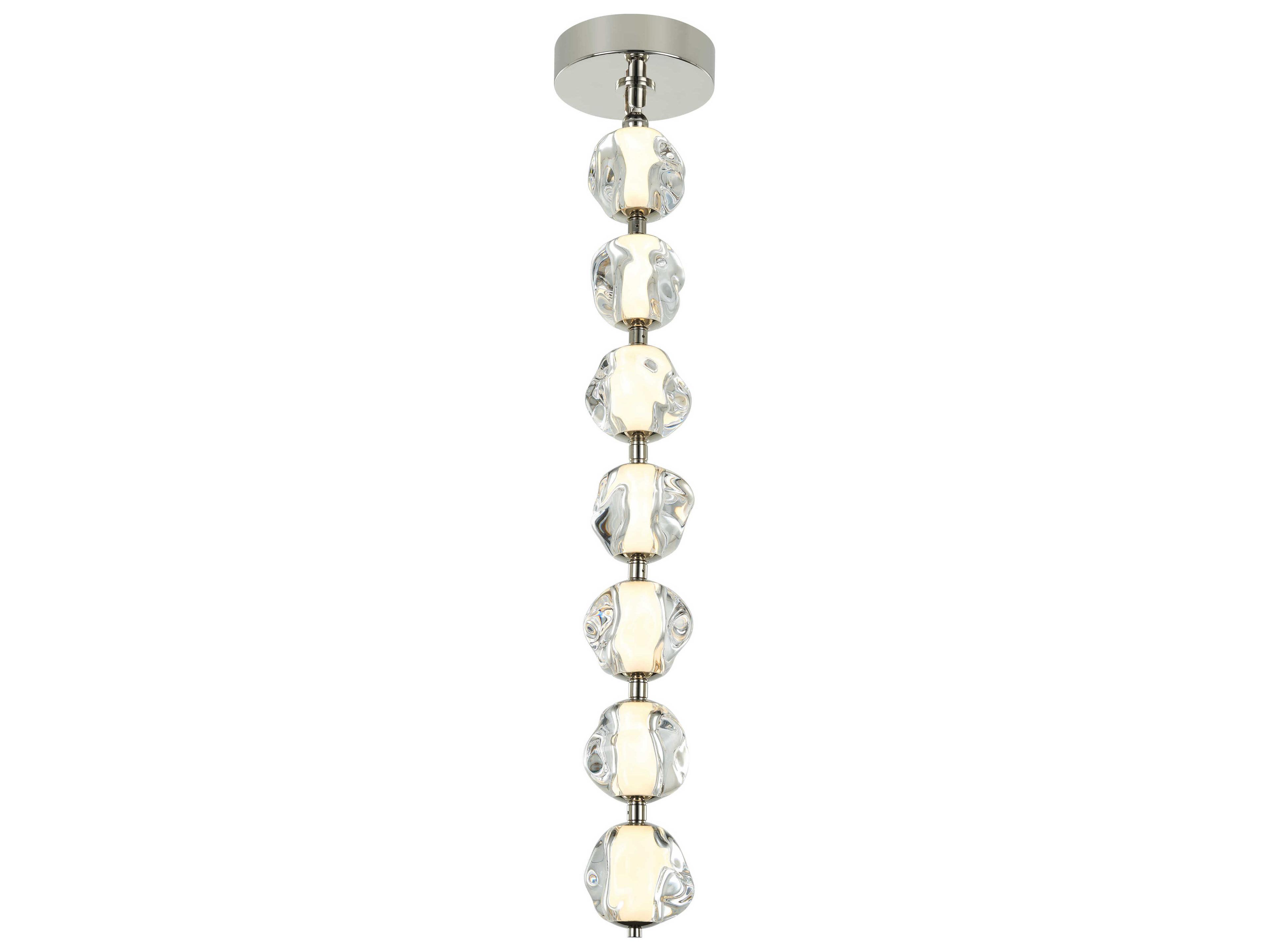 Craftmade Jackie 1-Light Polished Nickel Globe Mini Pendant