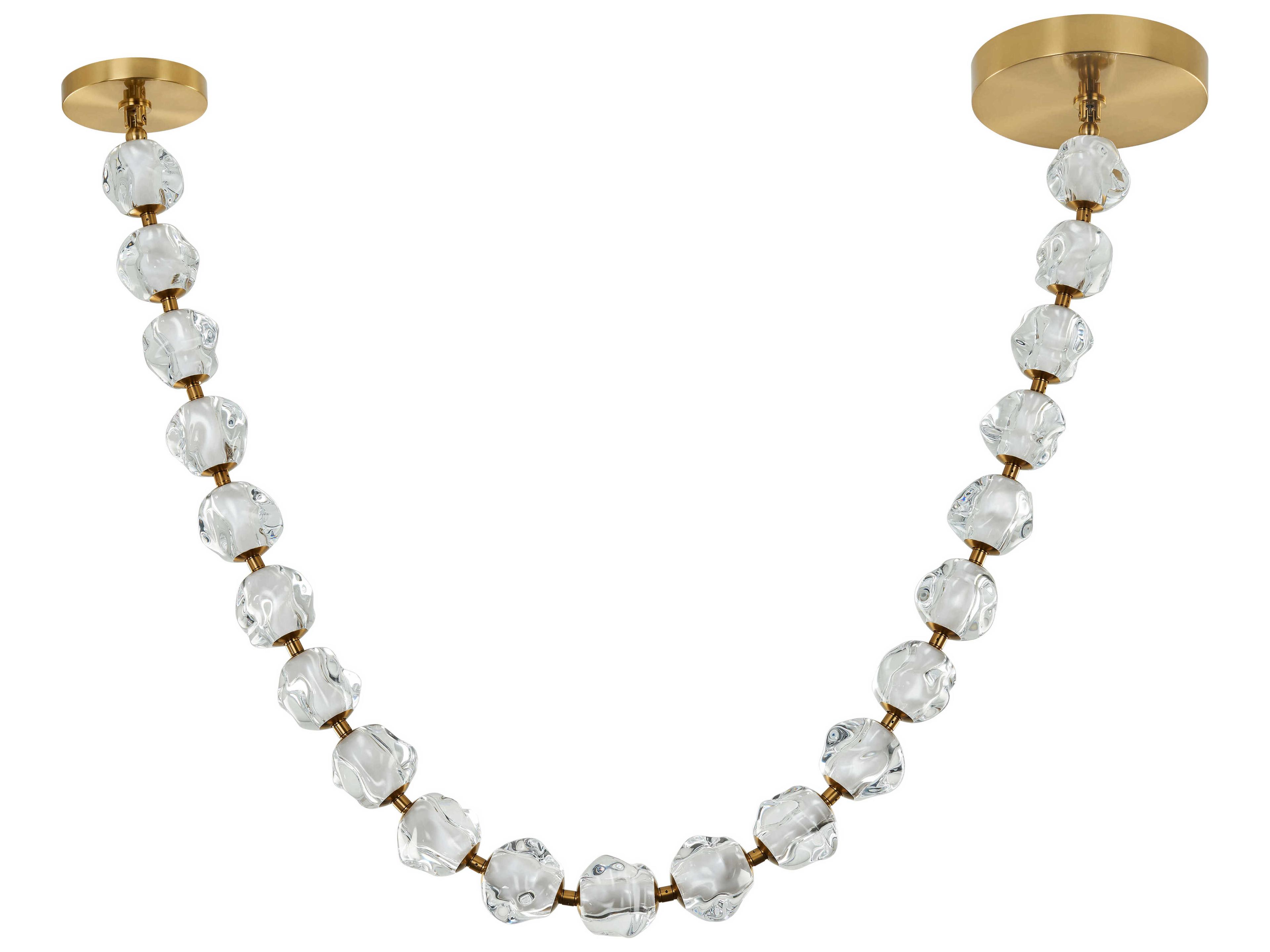 Jackie 1-Light Satin Brass Globe Mini Pendant