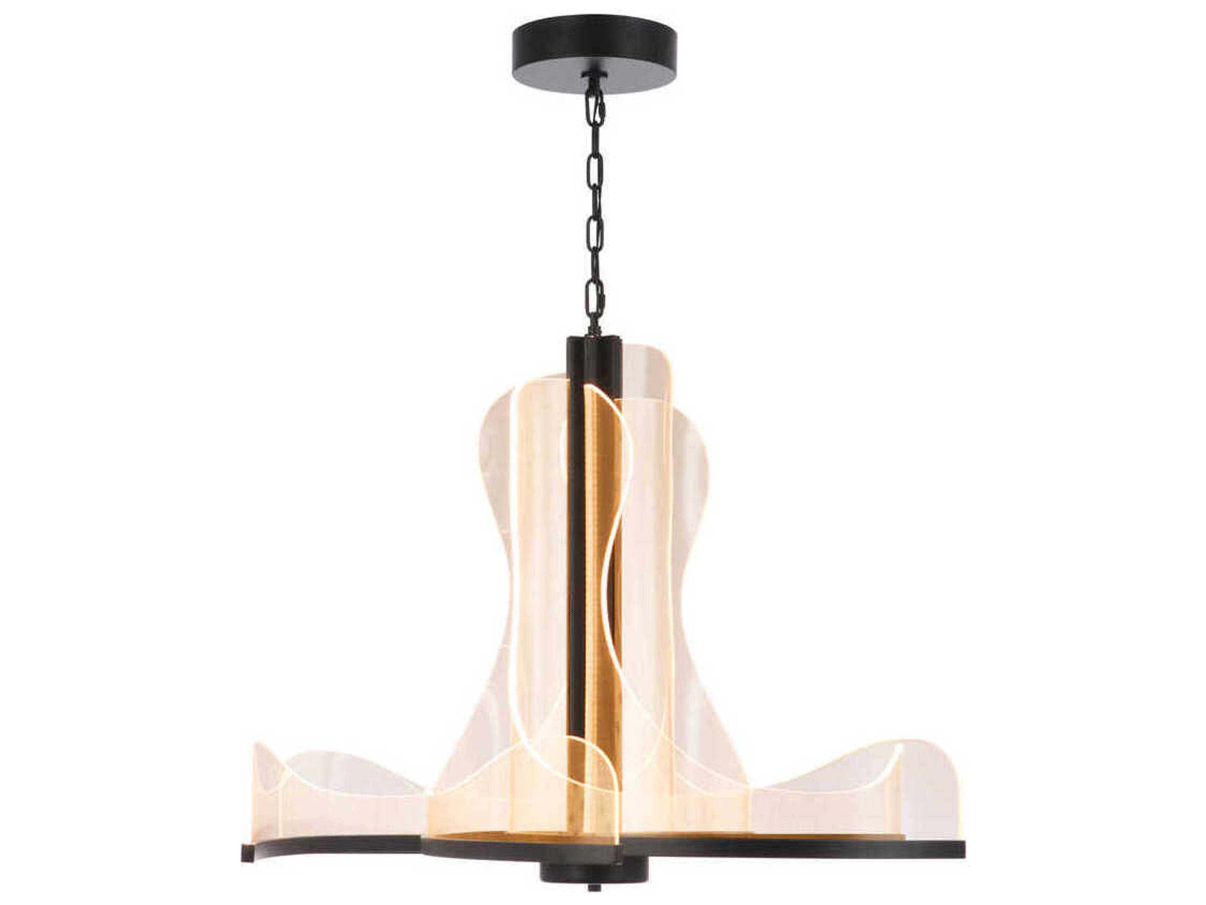 Estrella 1-Light Flat Black Pendant