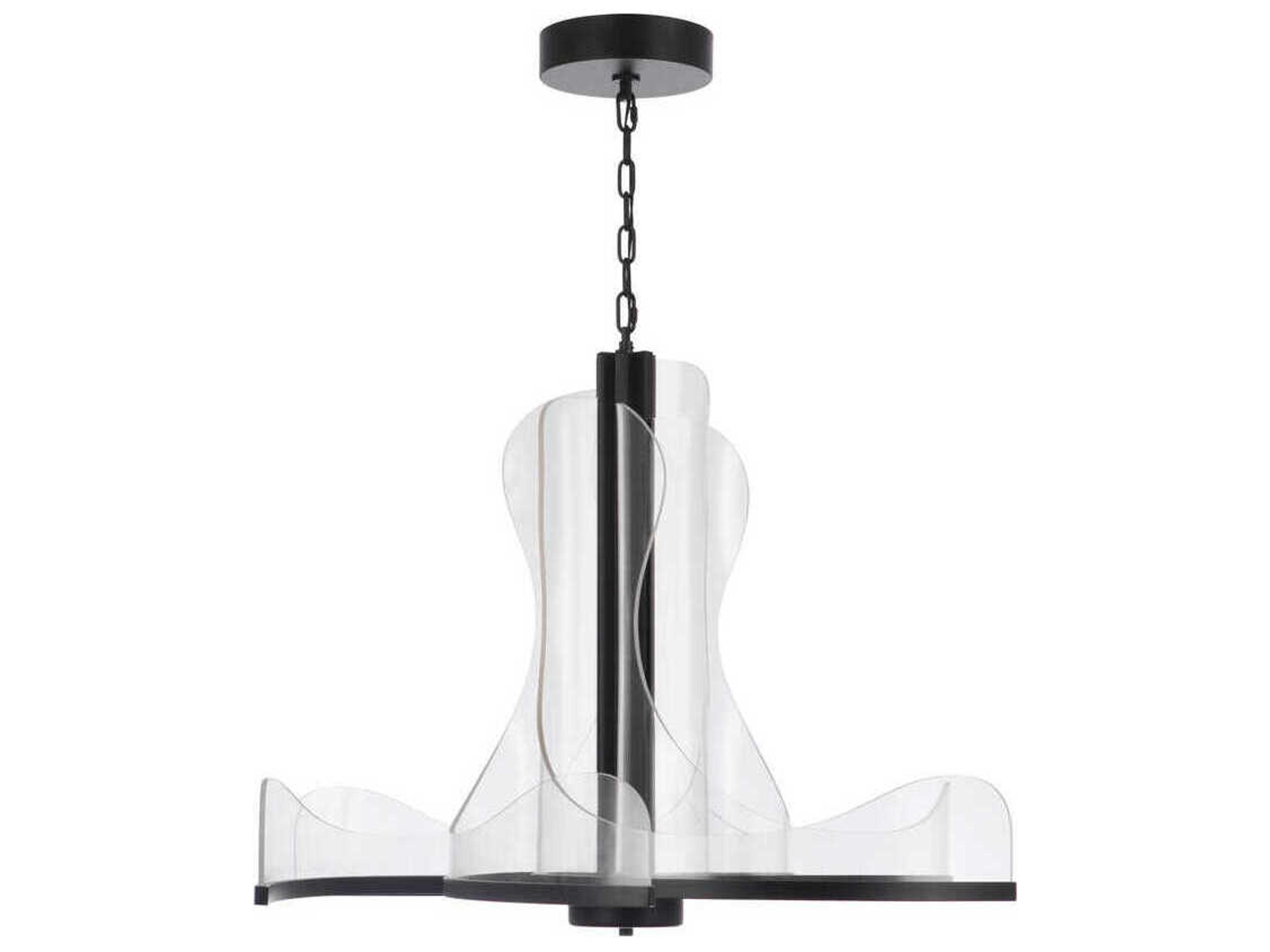 Craftmade Estrella 1-Light Flat Black Pendant