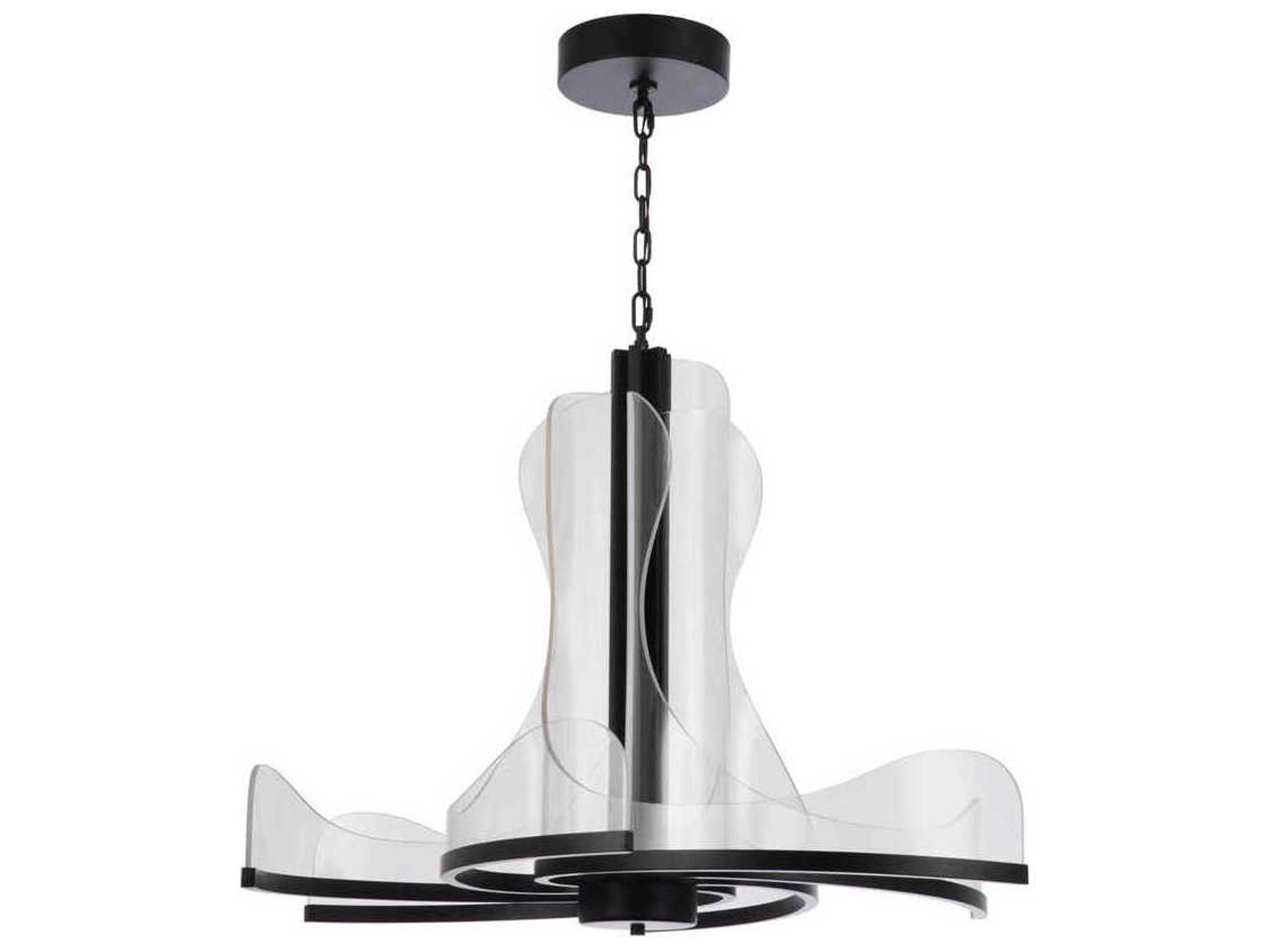 Craftmade Estrella 1-Light Flat Black Pendant