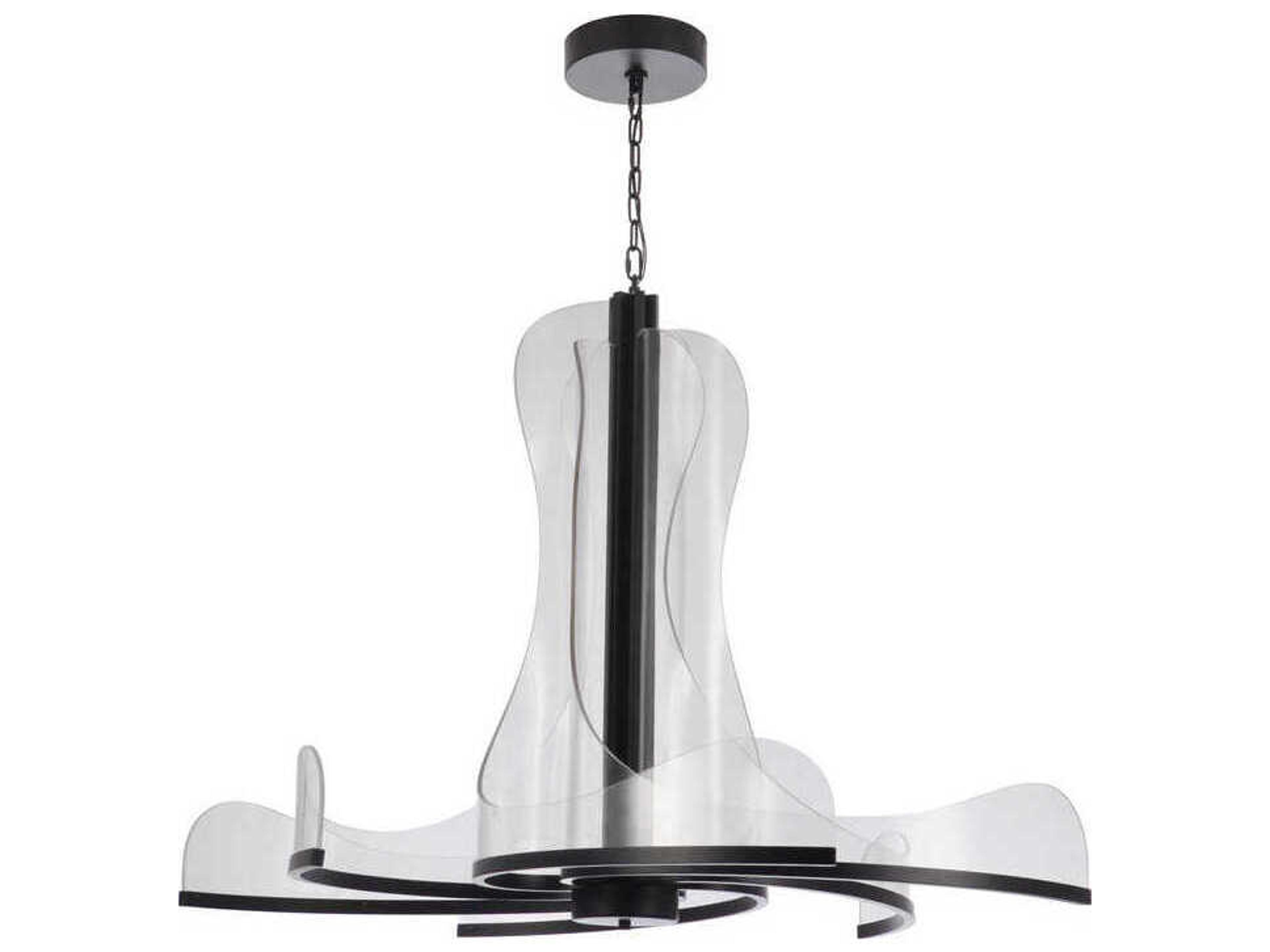 Craftmade Estrella 1-Light Flat Black Pendant