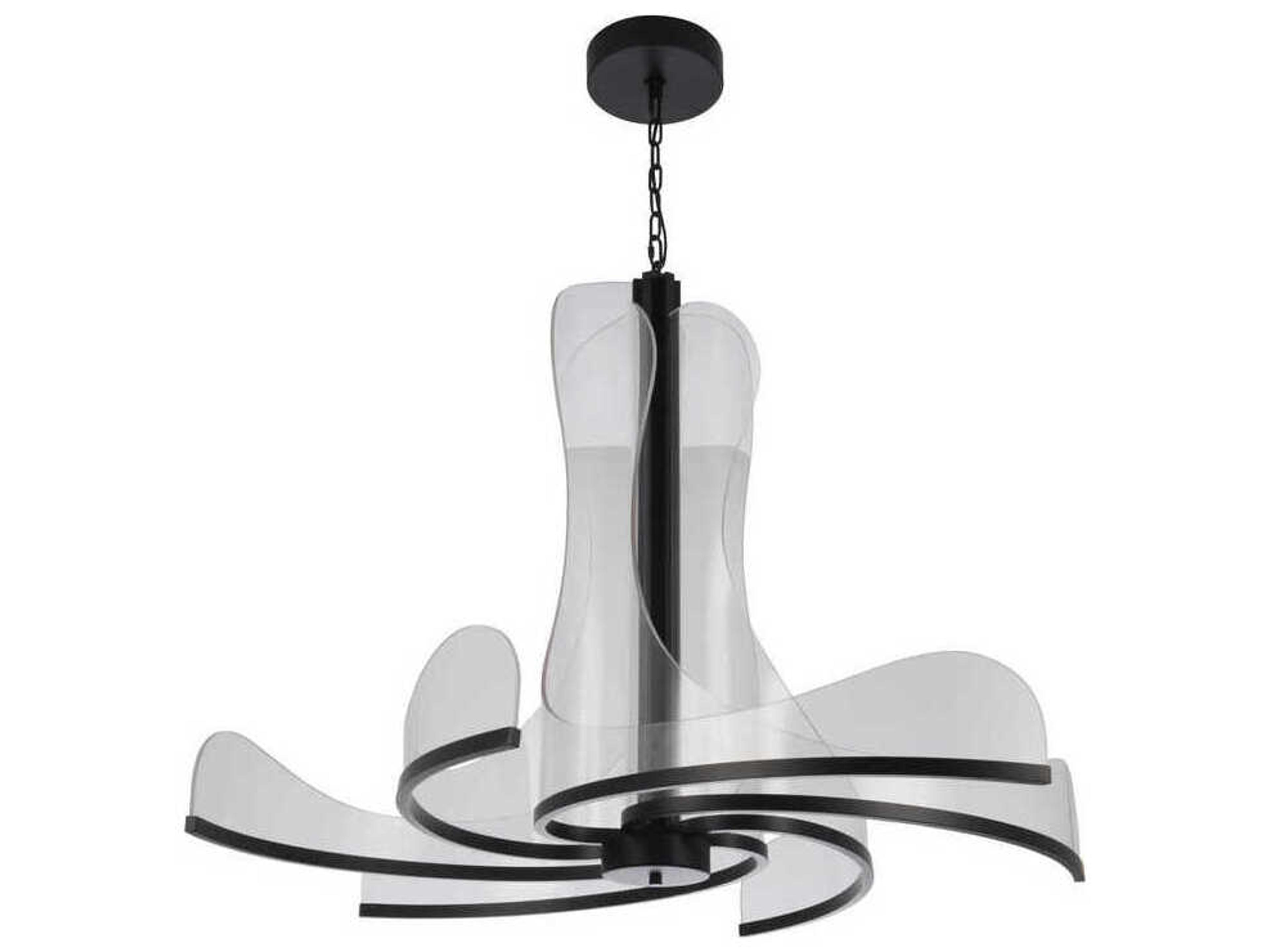 Craftmade Estrella 1-Light Flat Black Pendant