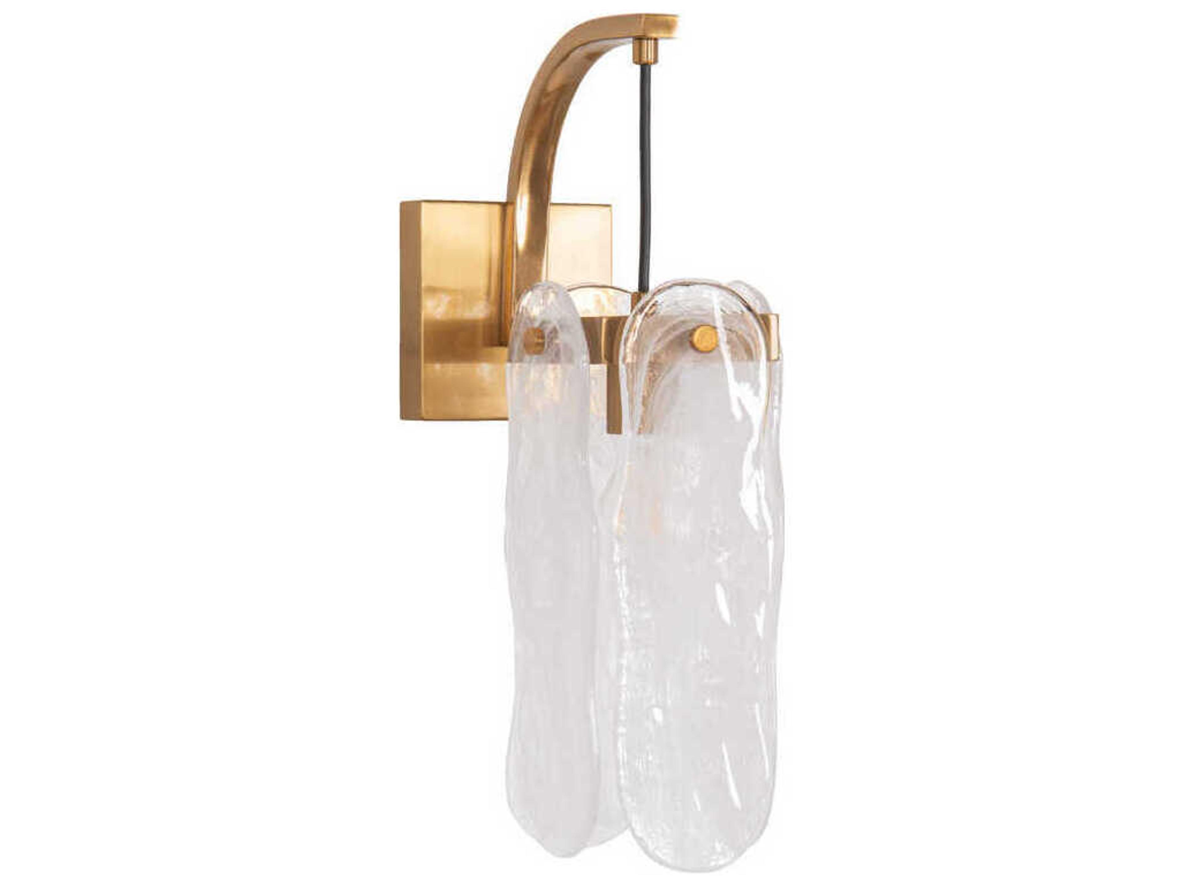 Angela 1-Light Satin Brass Wall Sconce