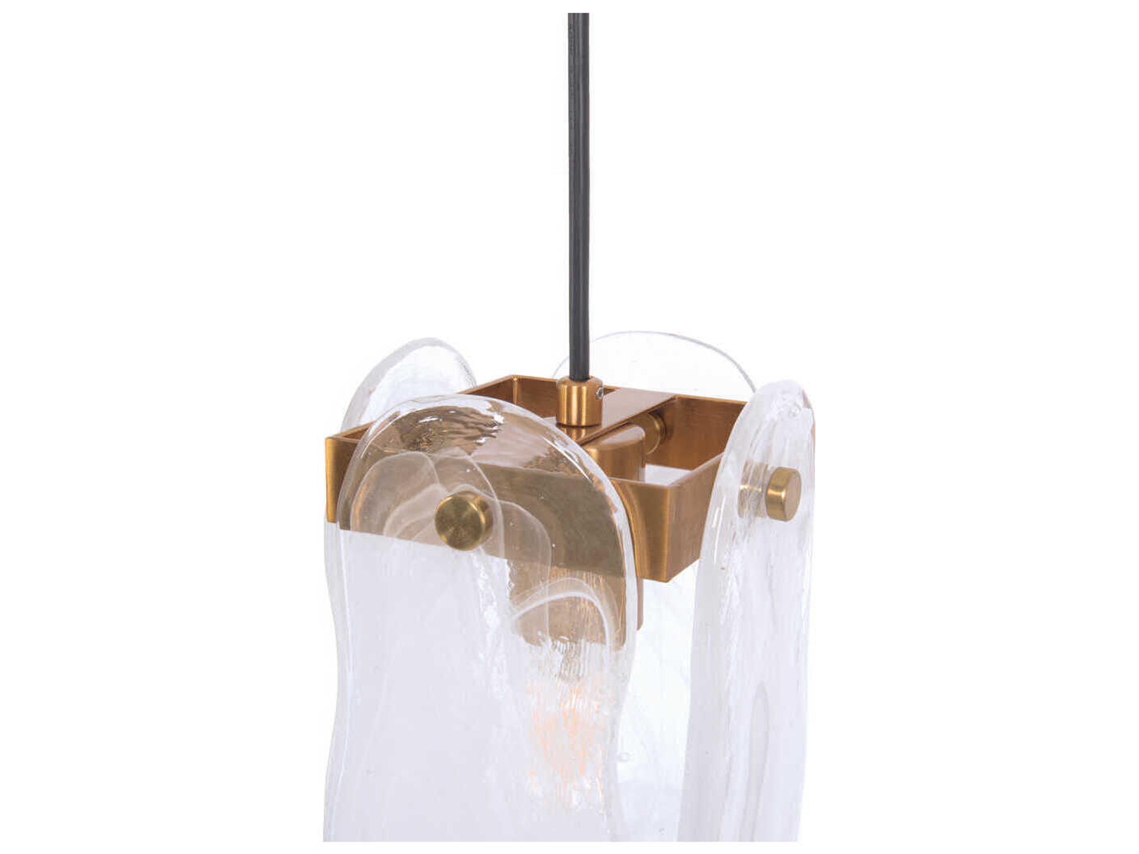 Craftmade Angela 1-Light Satin Brass Mini Pendant