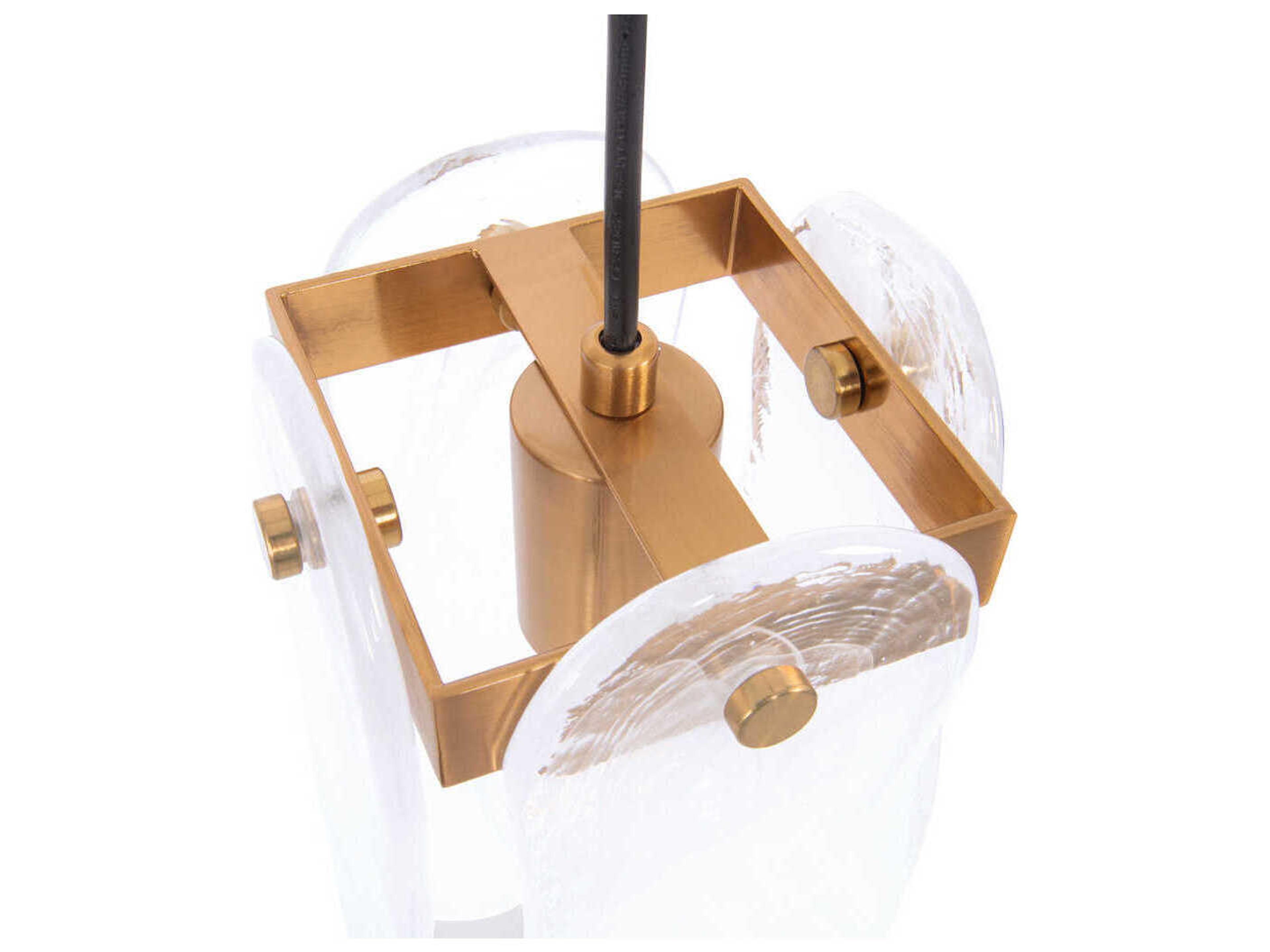 Craftmade Angela 1-Light Satin Brass Mini Pendant