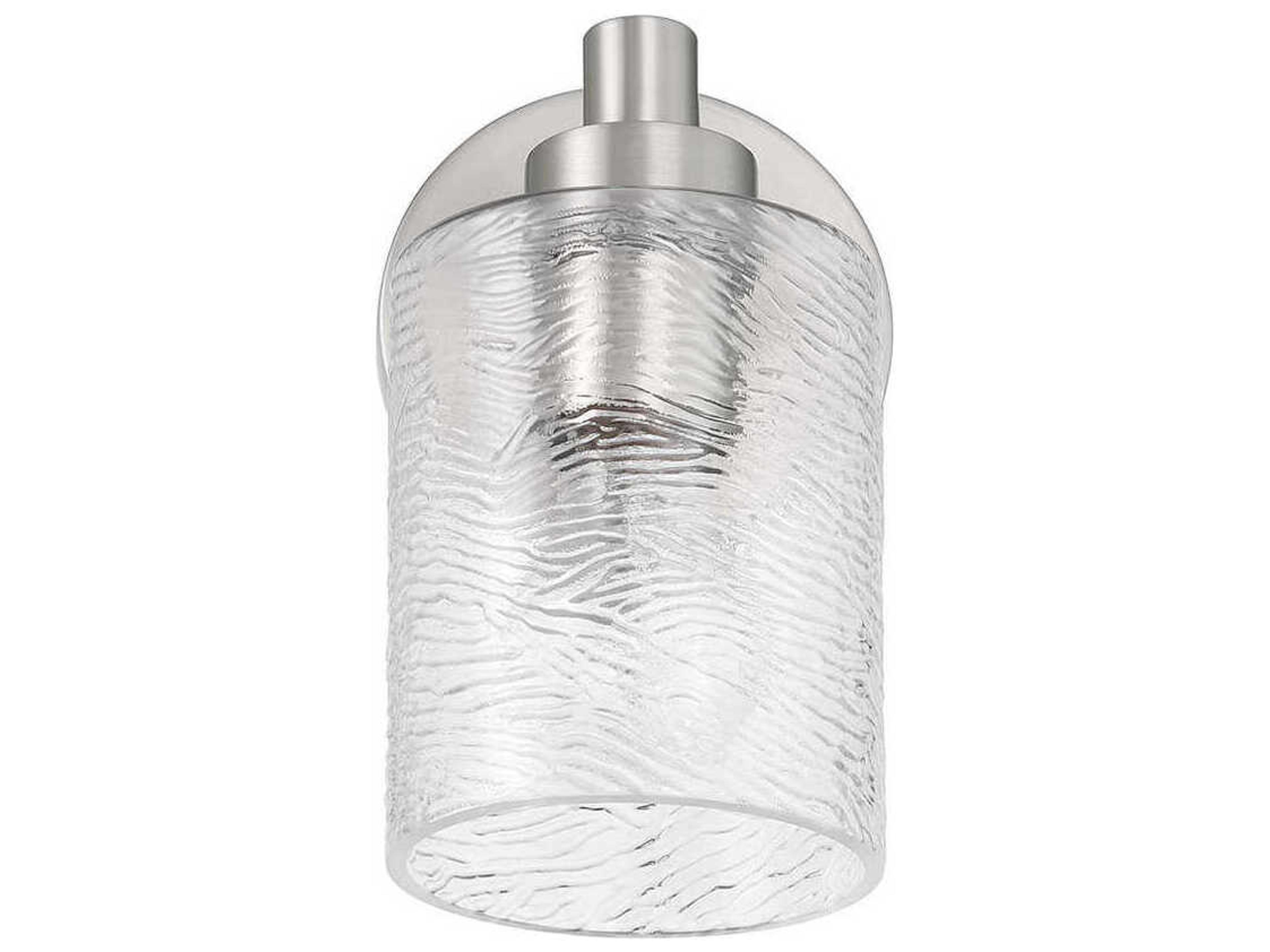 Craftmade Lyndsey 1-Light Brushed Polished Nickel Wall Sconce