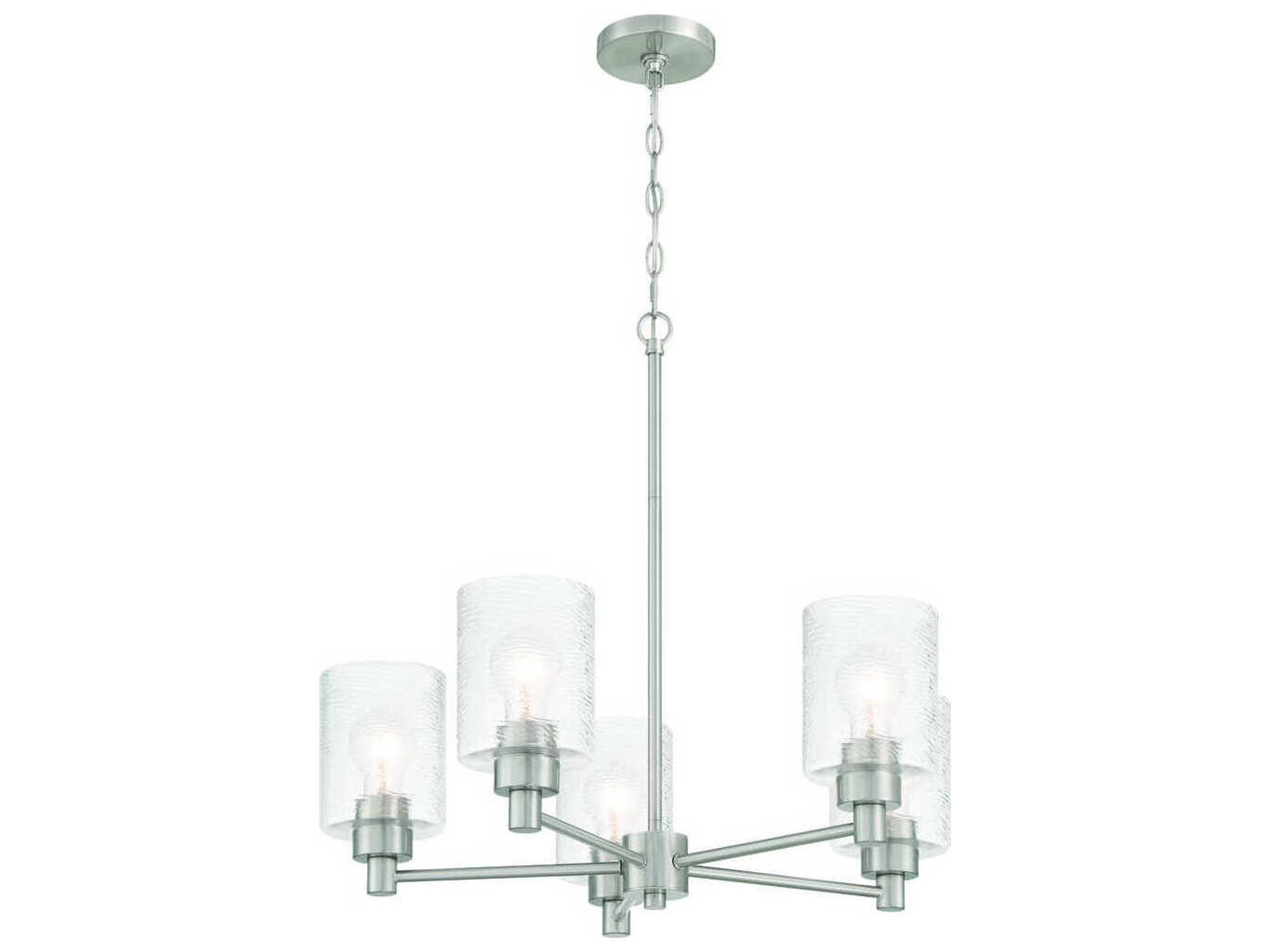 Craftmade Lyndsey 5-Light Brushed Polished Nickel Chandelier