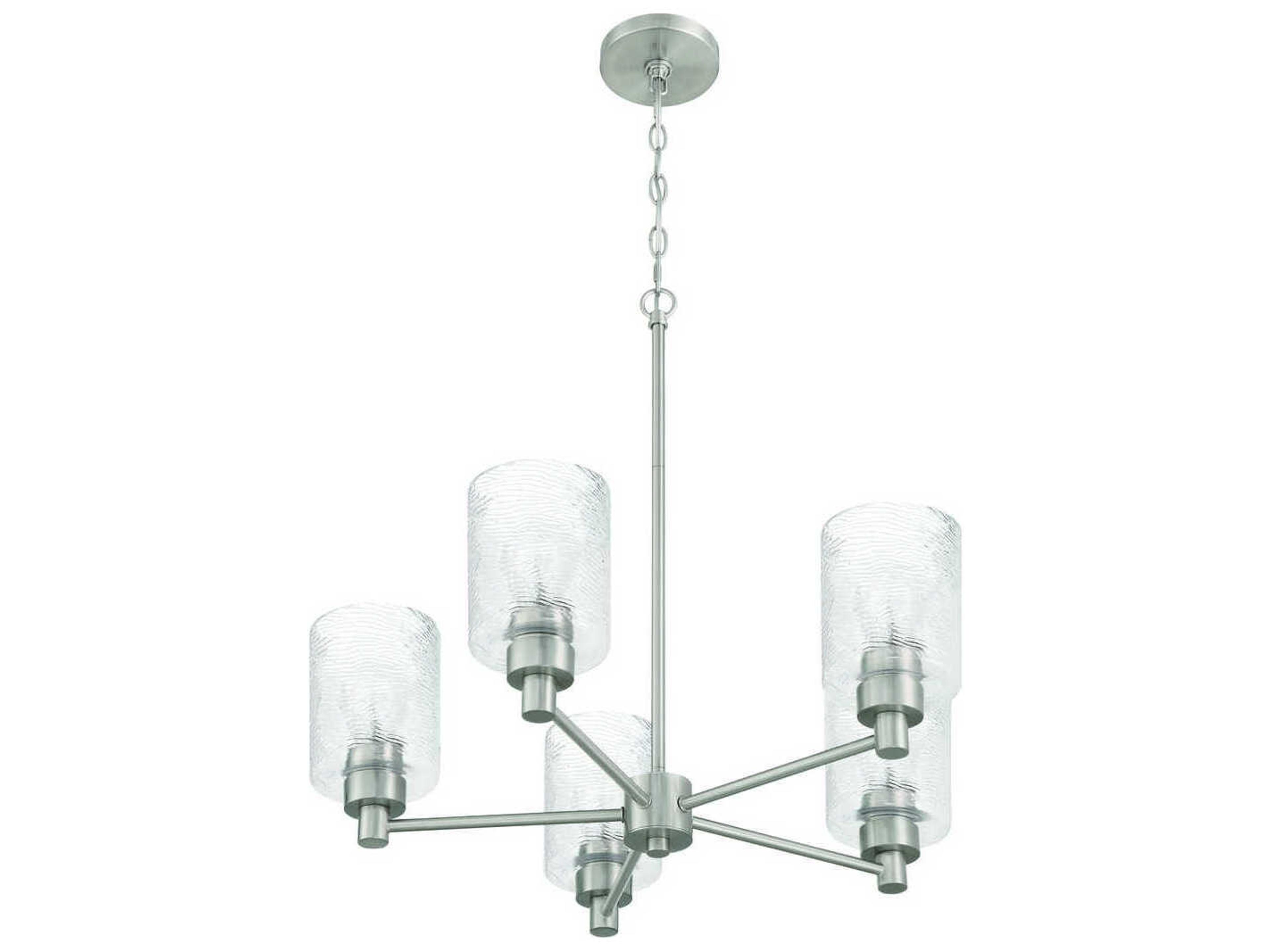 Craftmade Lyndsey 5-Light Brushed Polished Nickel Chandelier