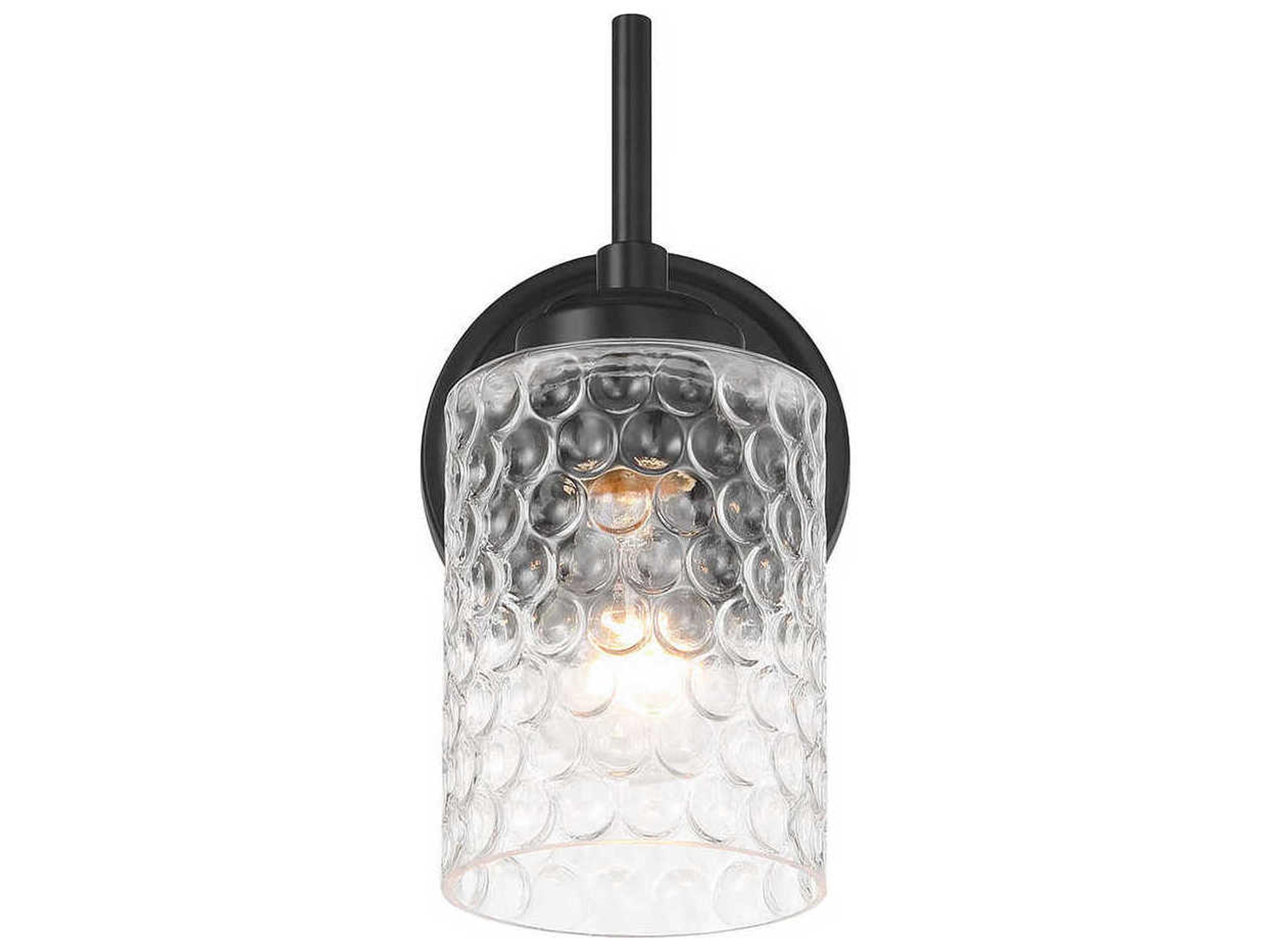 Craftmade Claire 1-Light Flat Black Wall Sconce