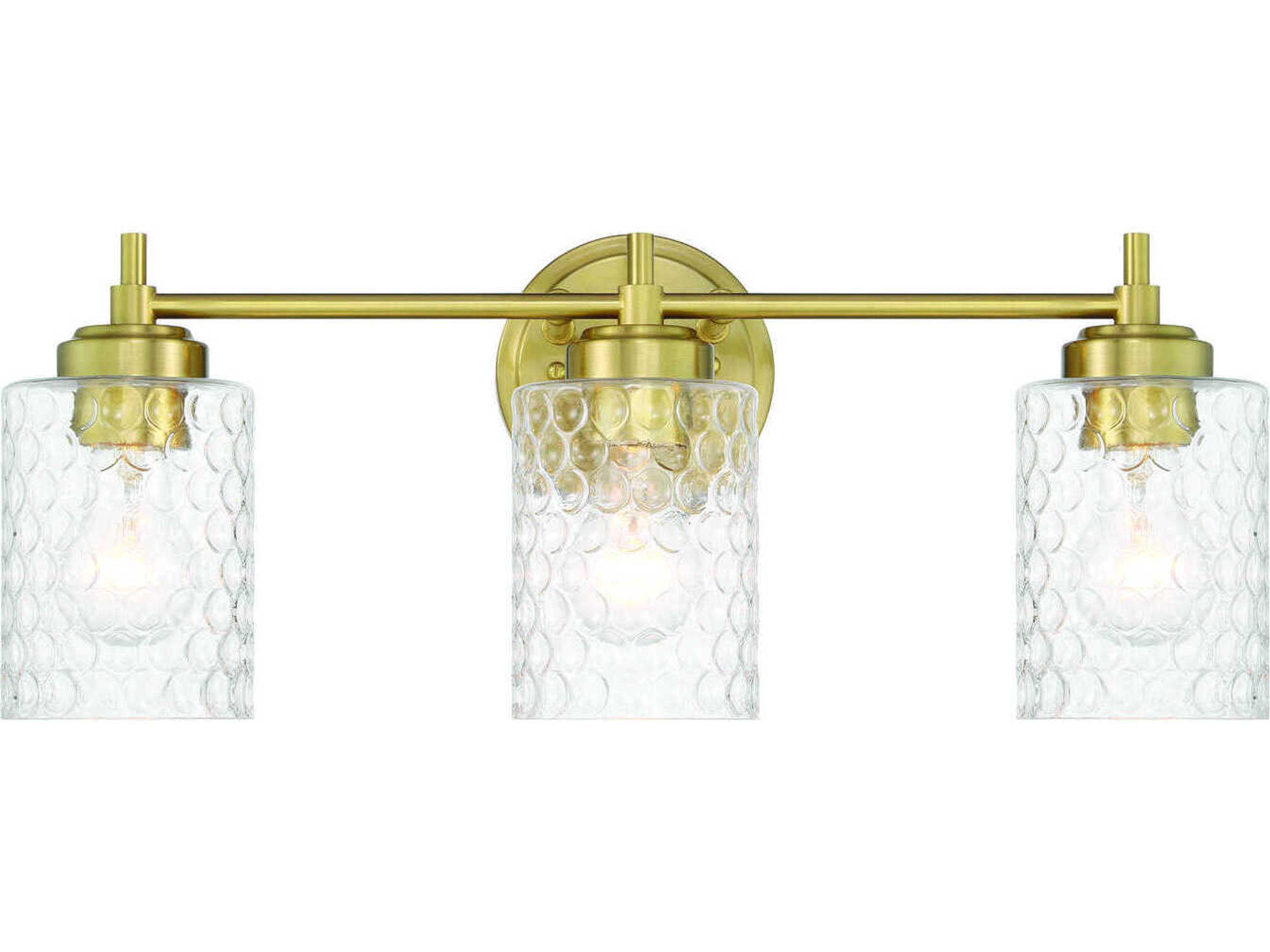 Craftmade Claire 3-Light Satin Brass Vanity Light