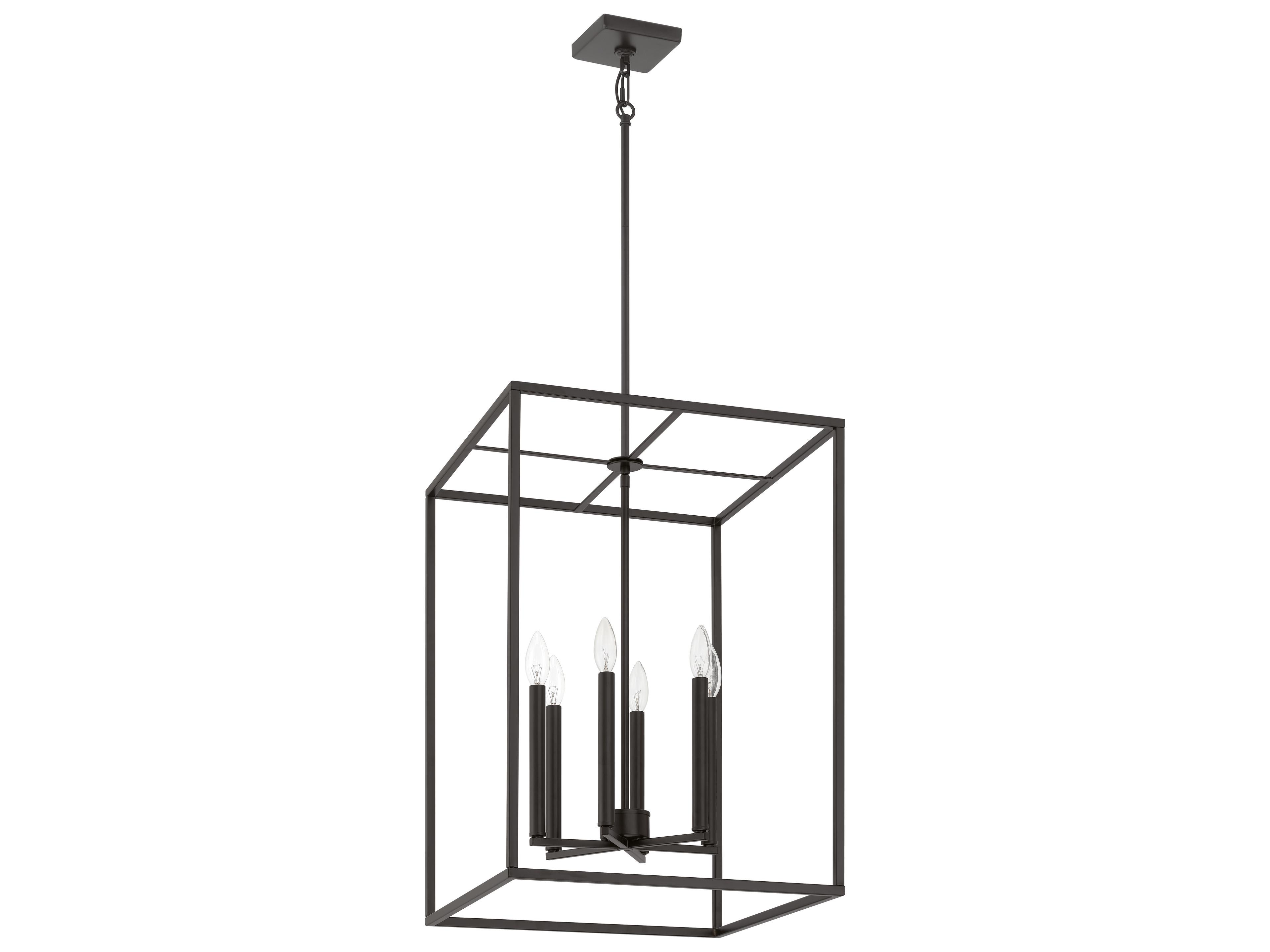 Signature Foyer 6-Light Flat Black Pendant
