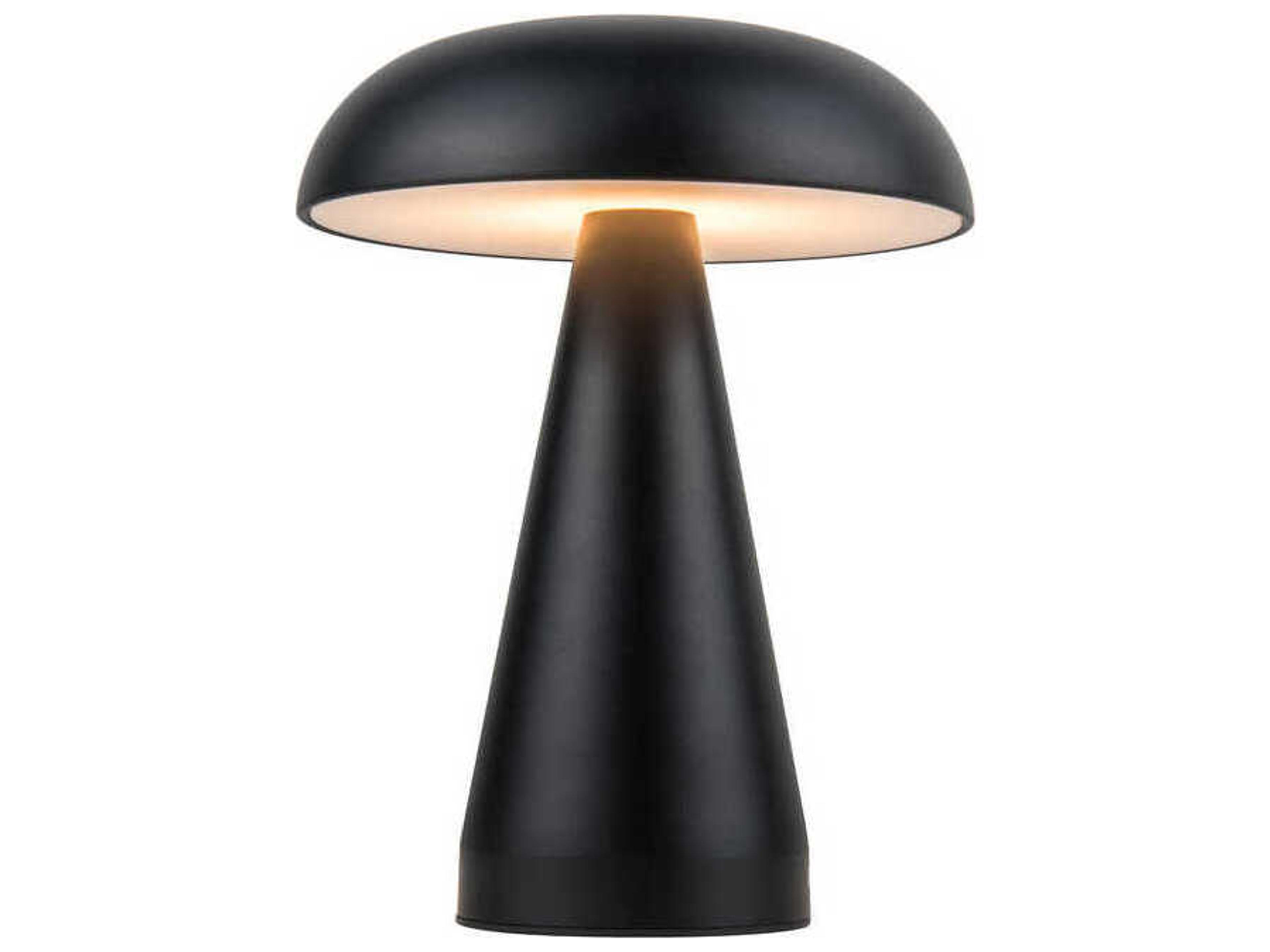 Craftmade Marta Flat Black Frost Polystyrene Table Lamp