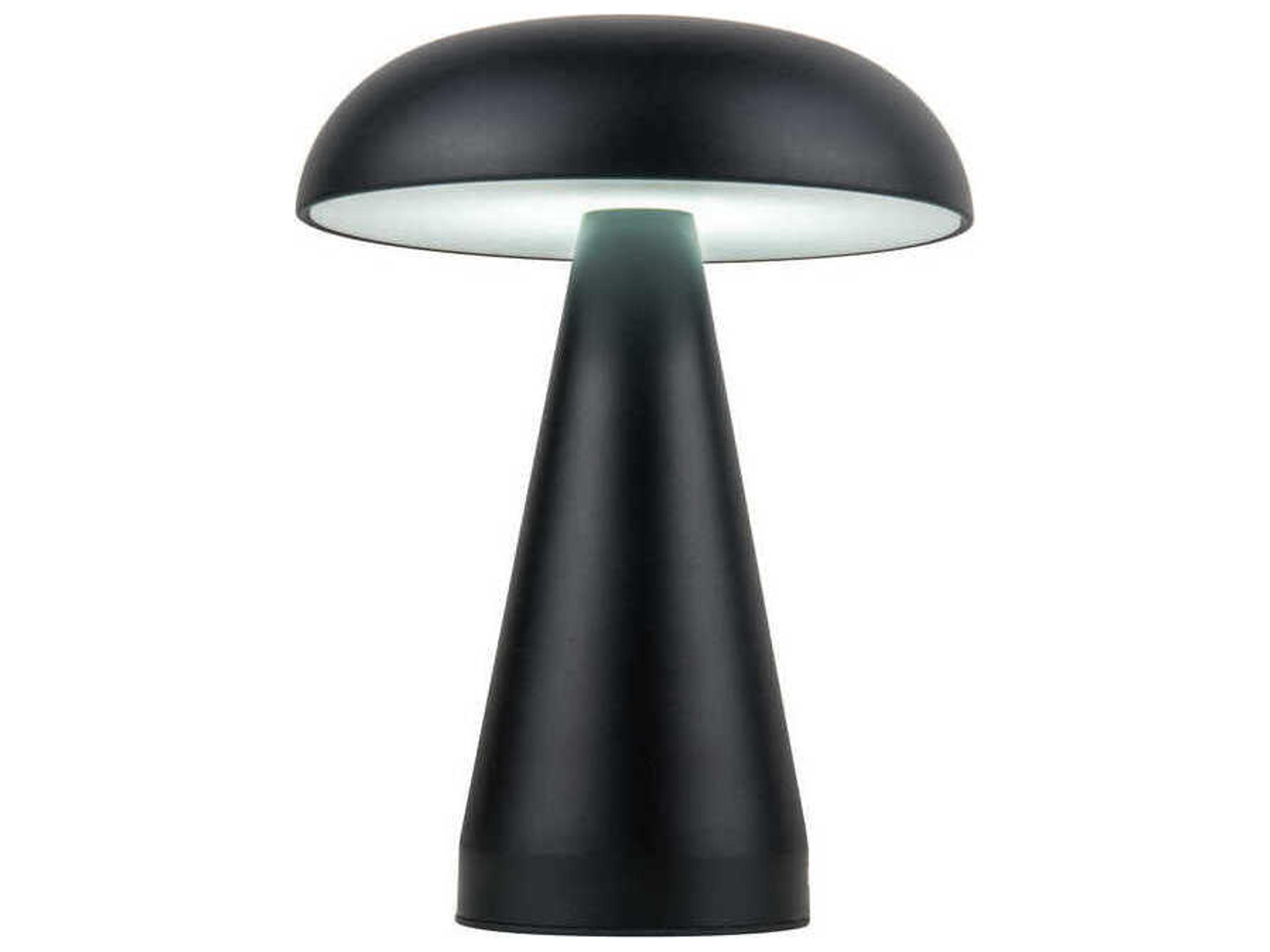 Craftmade Marta Flat Black Frost Polystyrene Table Lamp