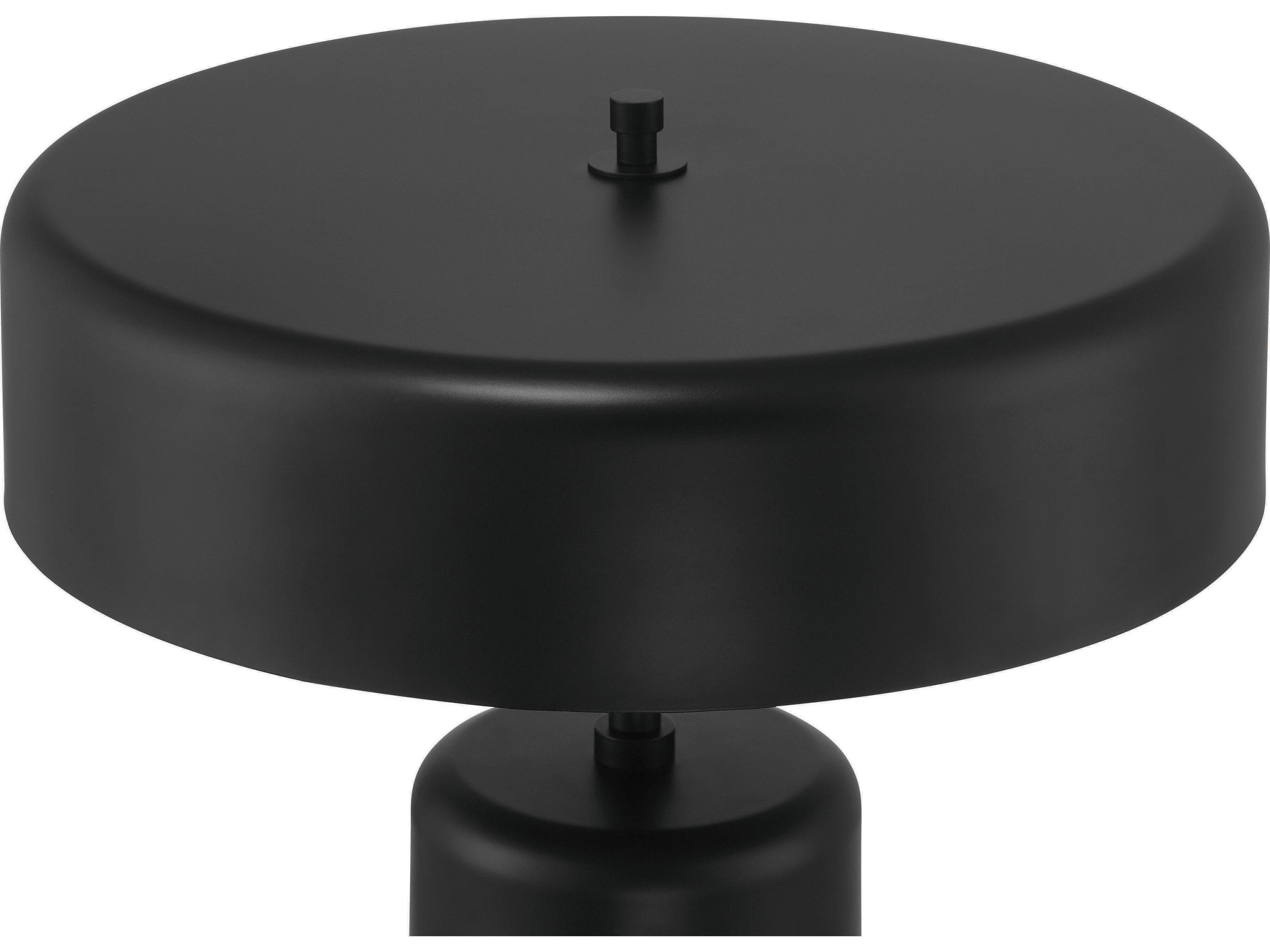 Craftmade Flat Black Table Lamp