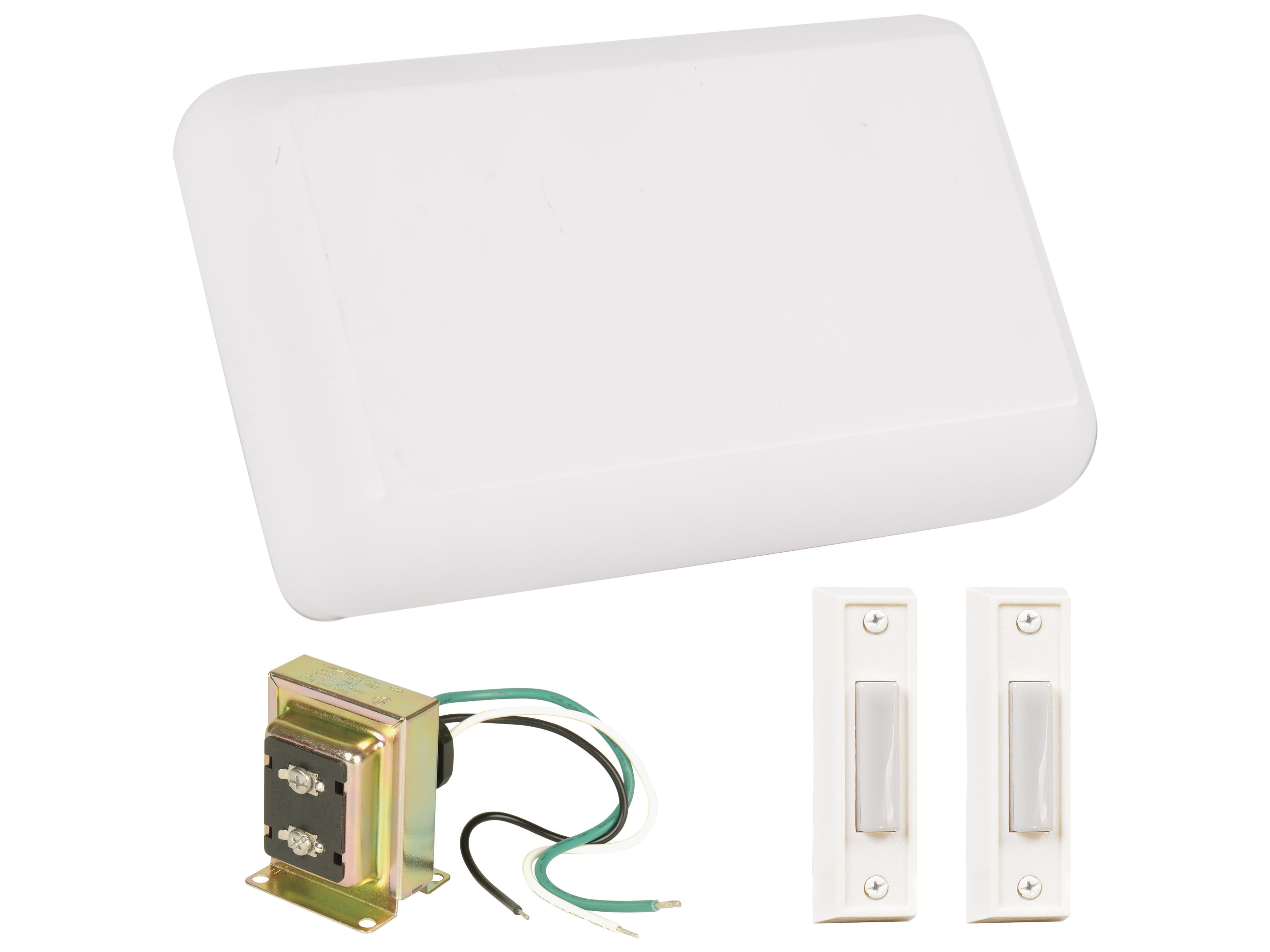 Chimes Kit with 1-Transformer, 1-Chime and 2- Buttons