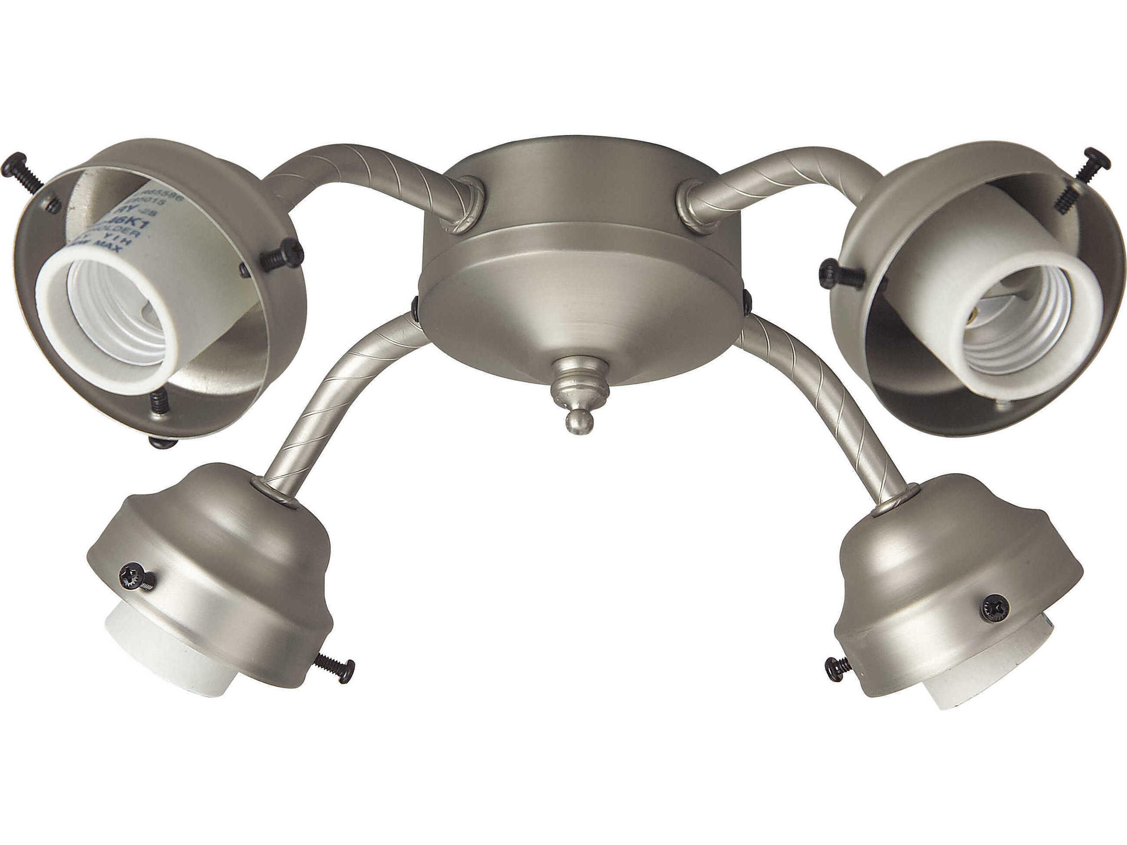 Universal Satin Nickel 4 - Light Fitter