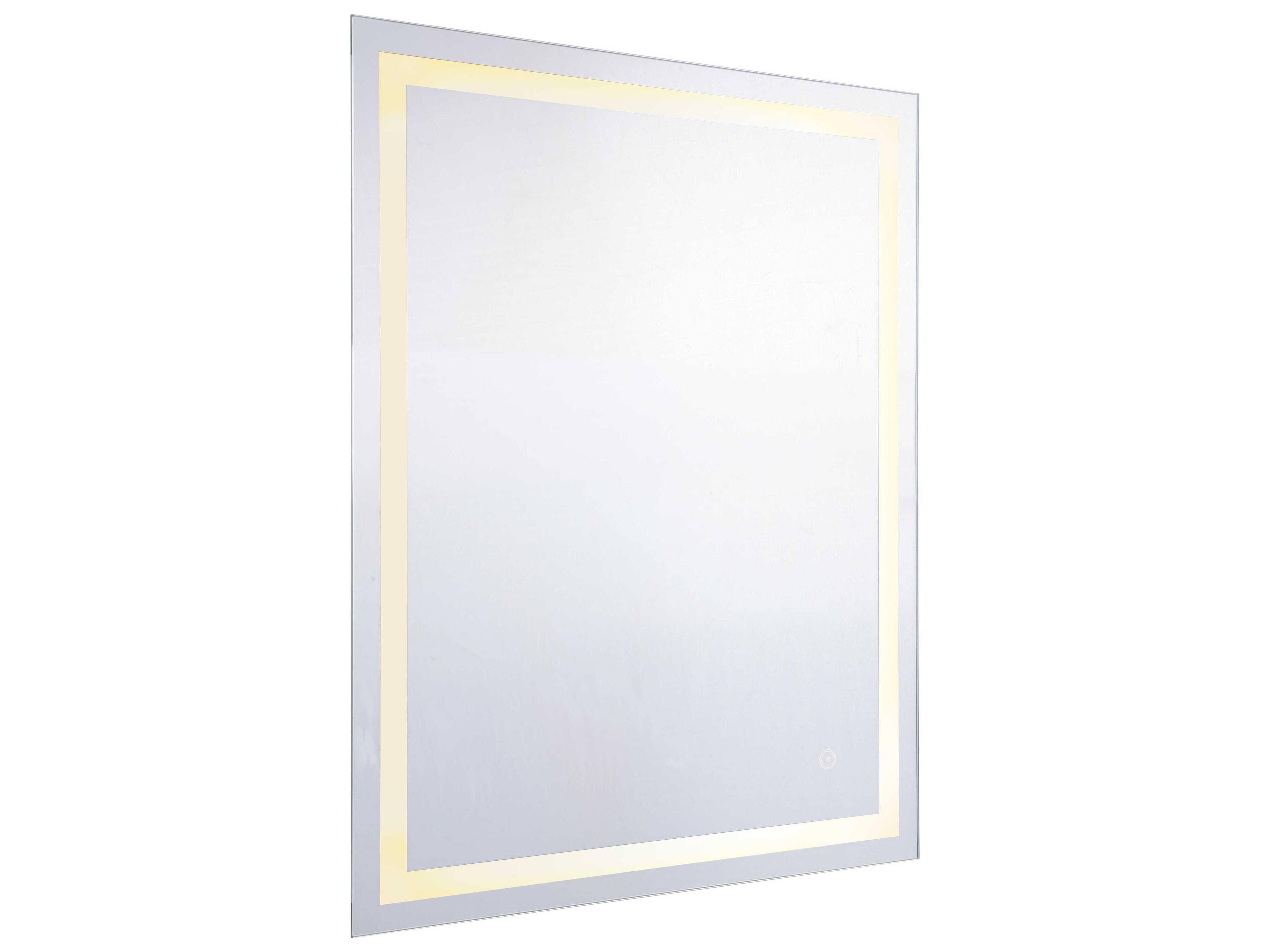 Craftmade White Rectangular LED Wall Mirror