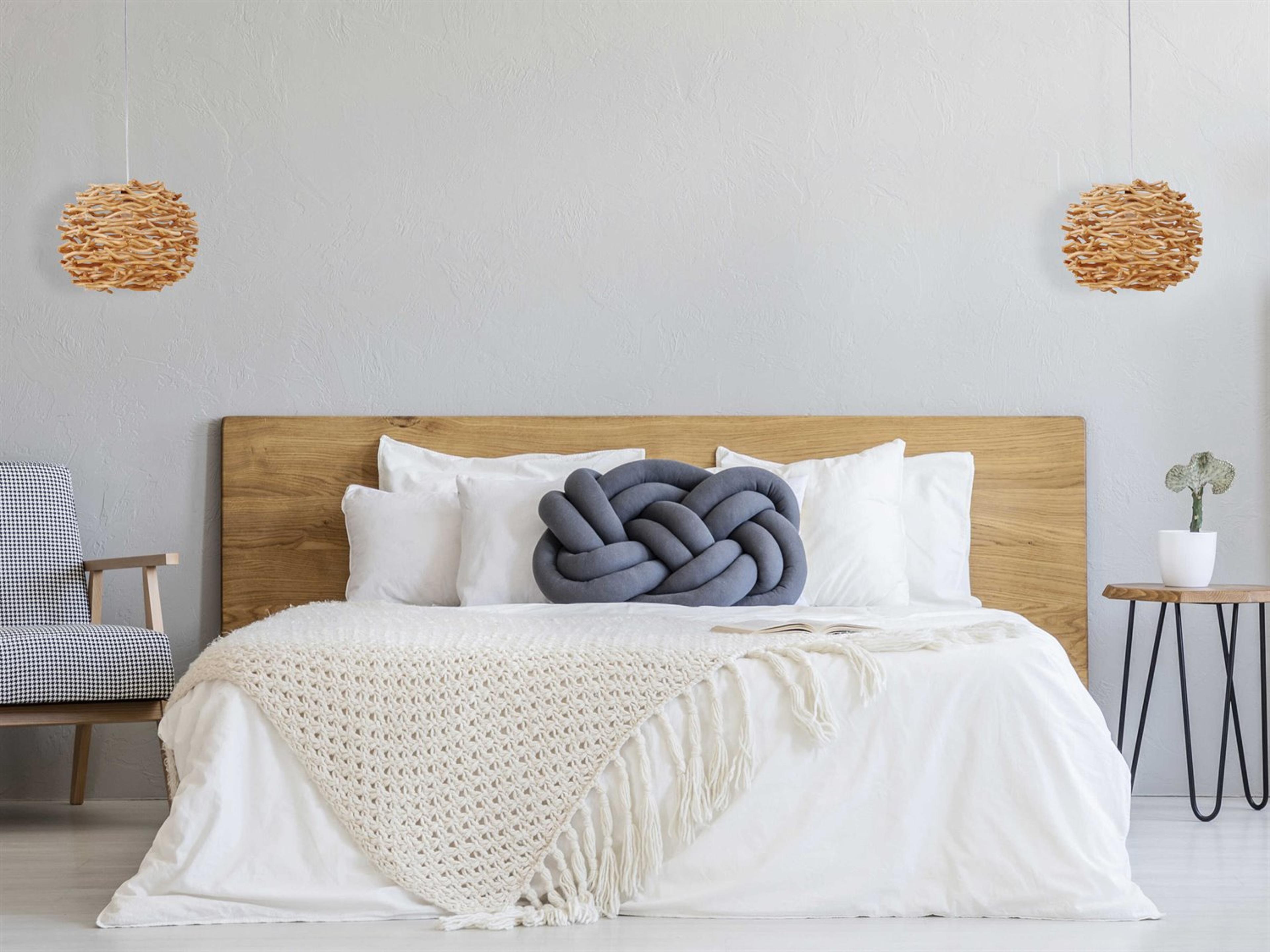 Craftmade Natural 1-Light Wood Globe Pendant