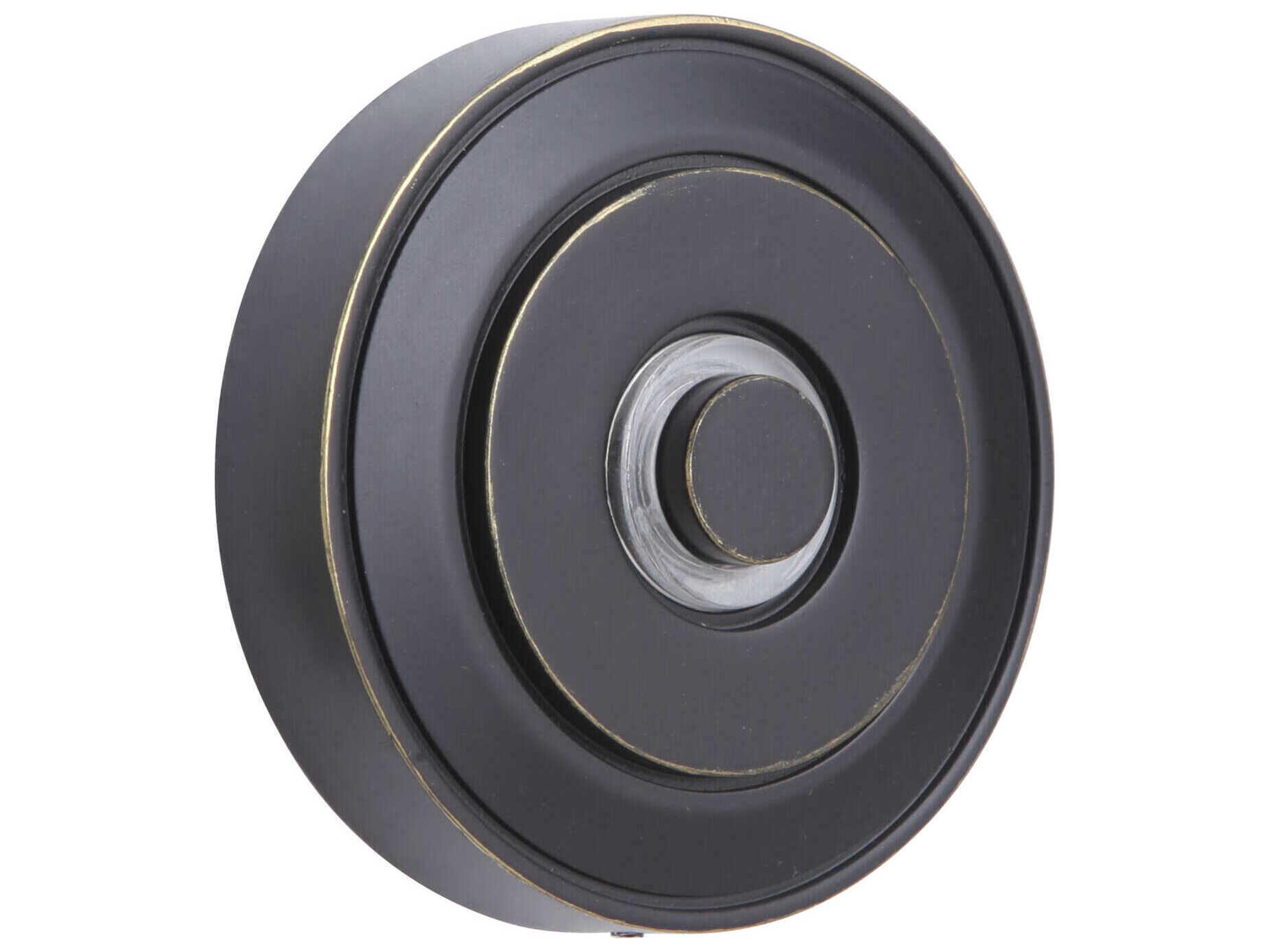 Round LED Halo Lighted Push Button