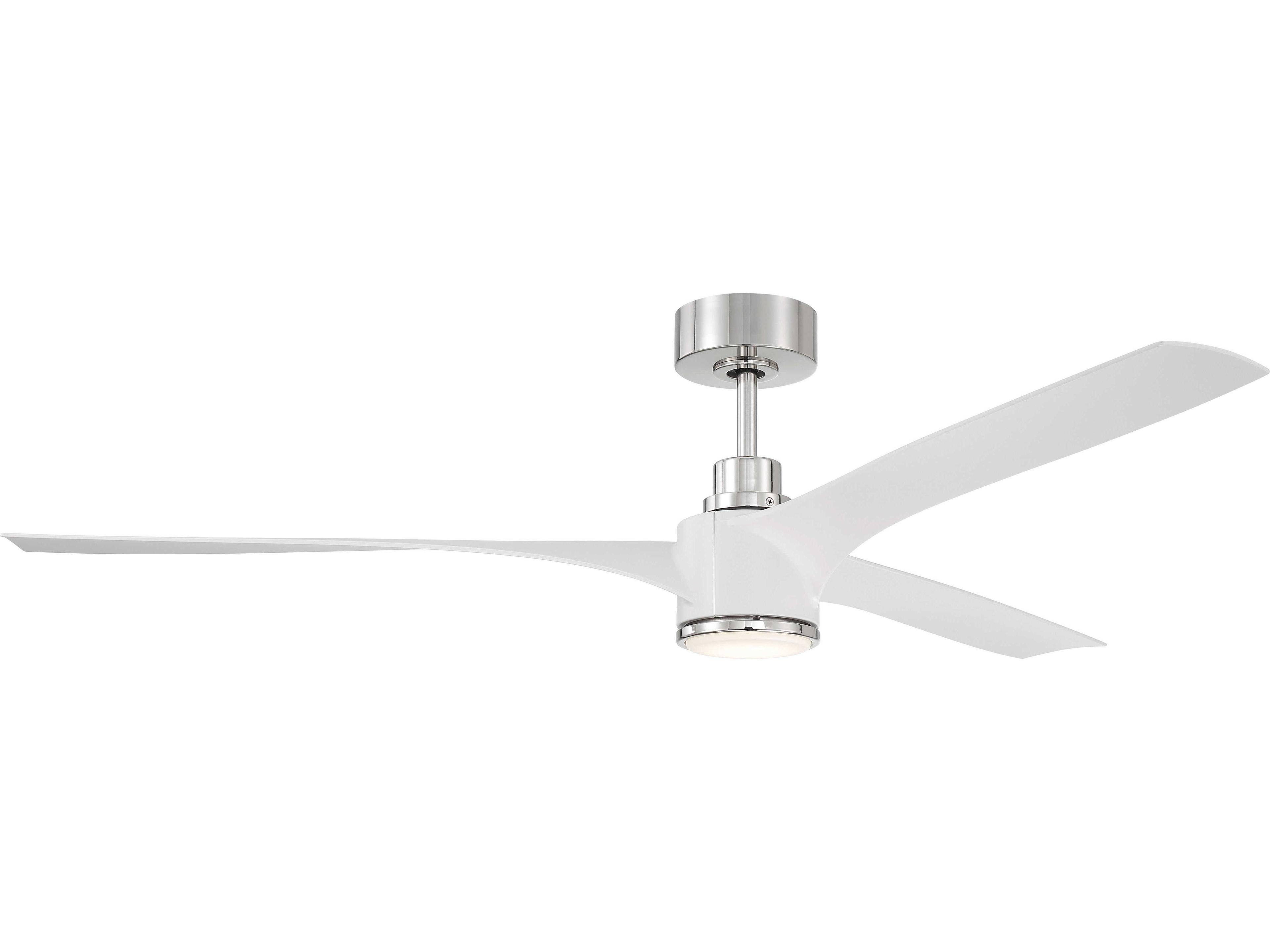 Craftmade Phoebe Polished Nickel 1 - Light 60" LED Ceiling Fan
