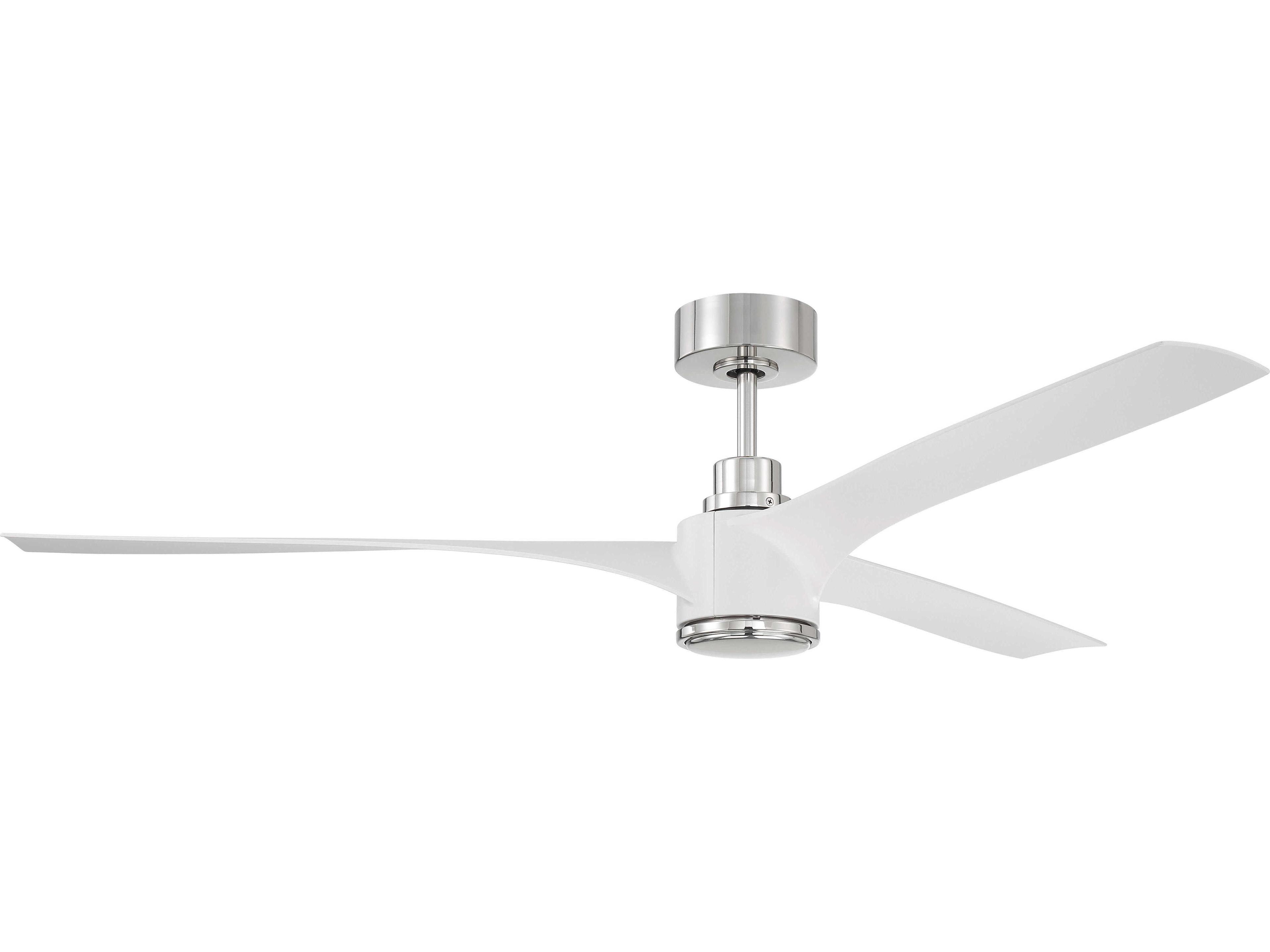 Craftmade Phoebe Polished Nickel 1 - Light 60" LED Ceiling Fan