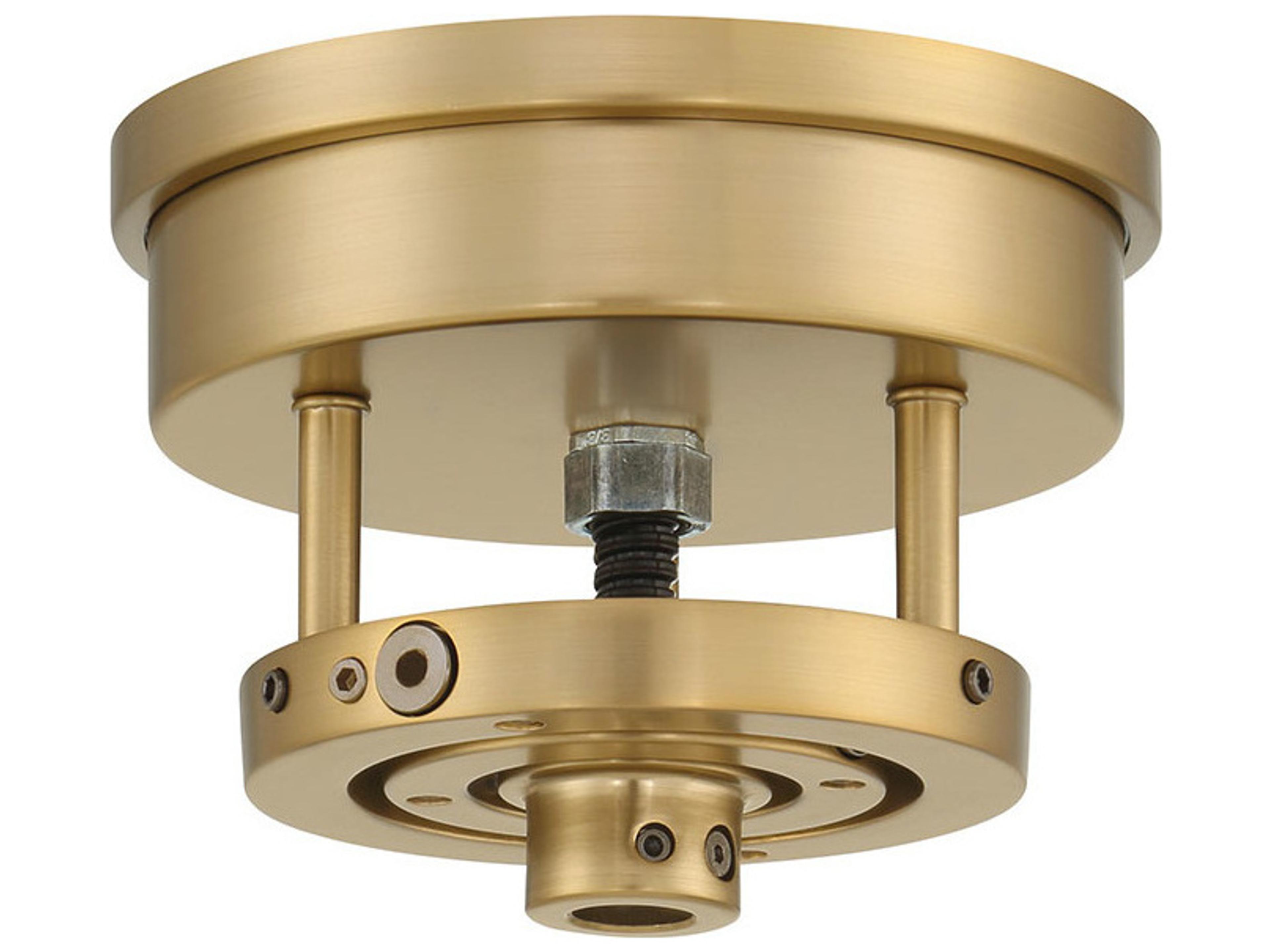 Satin Brass Slope Mount Adapter
