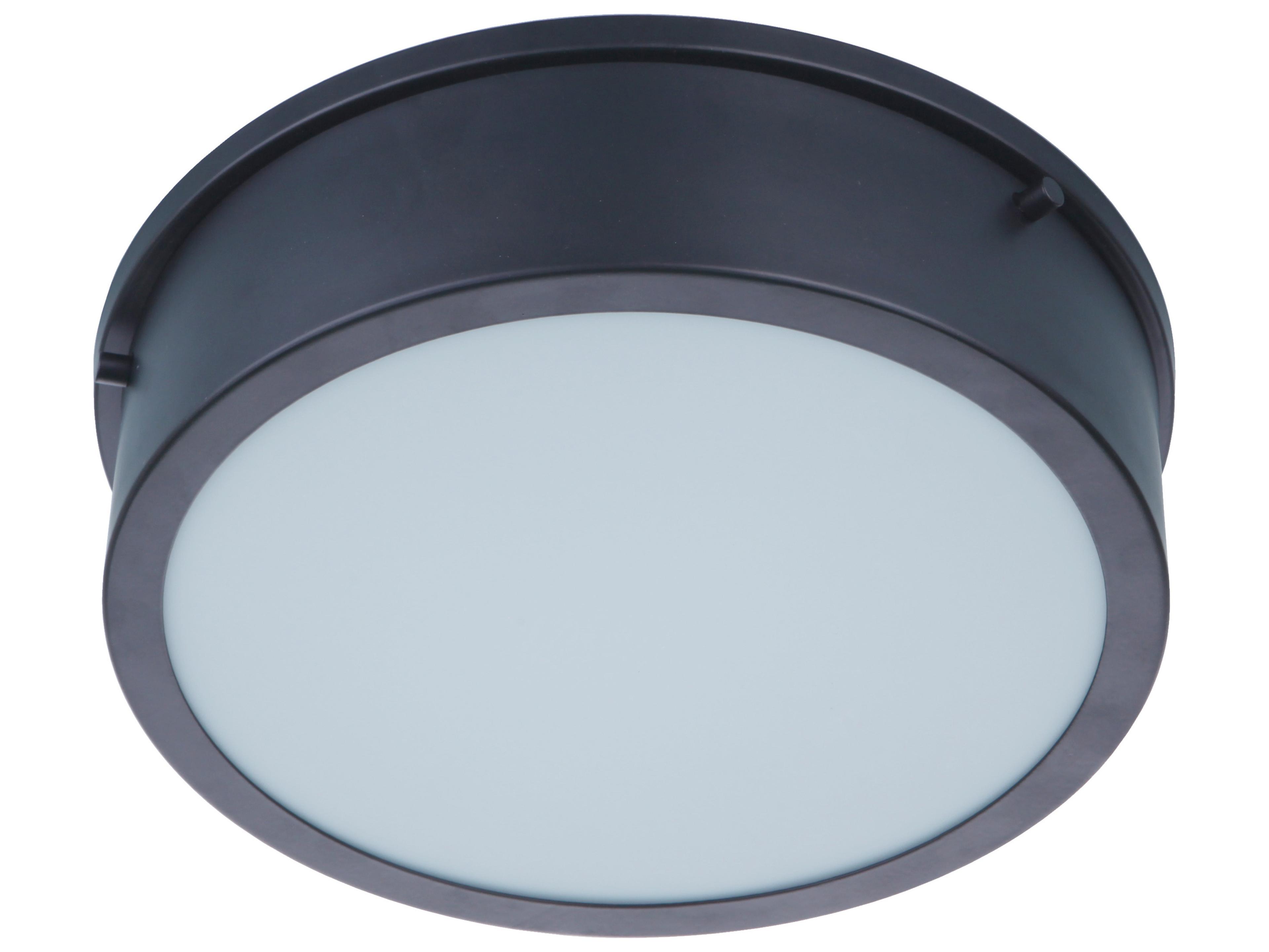 Craftmade Fenn Flat Black LED Drum Flush Mount