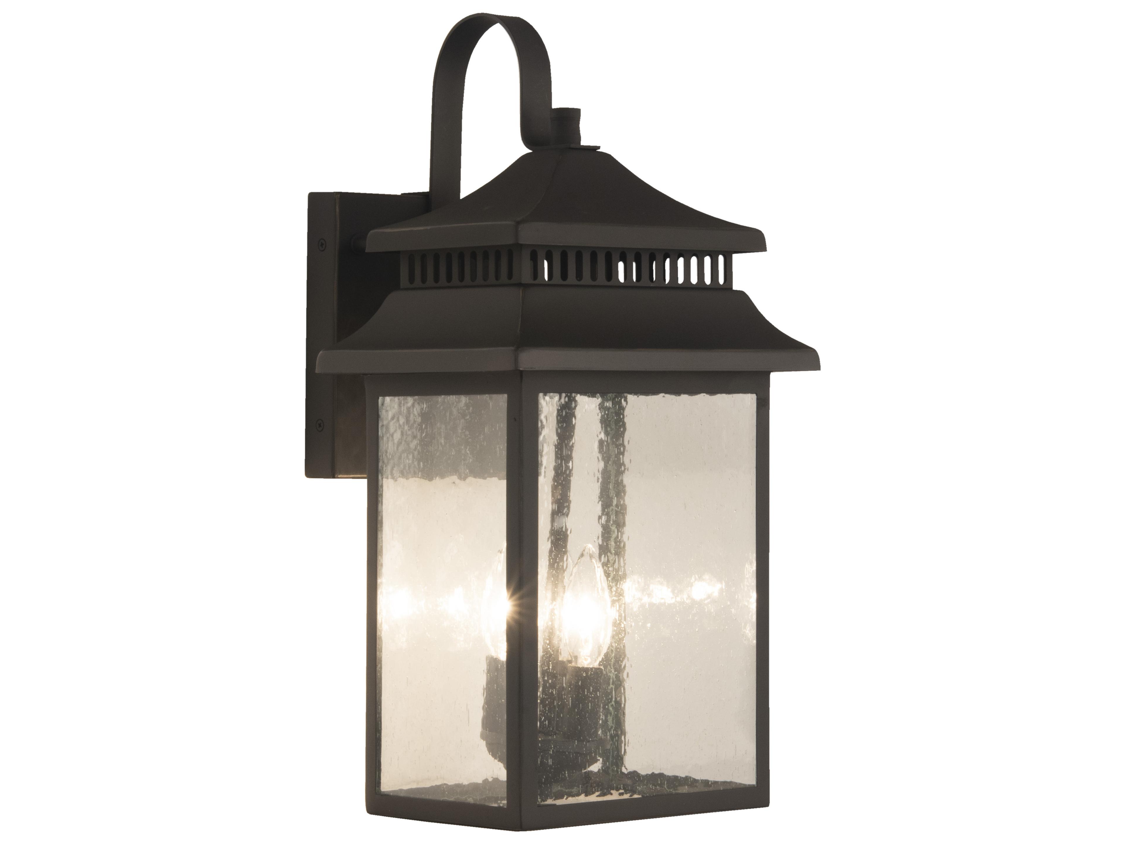 Craftmade Crossbend 3 - Light Outdoor Wall Light