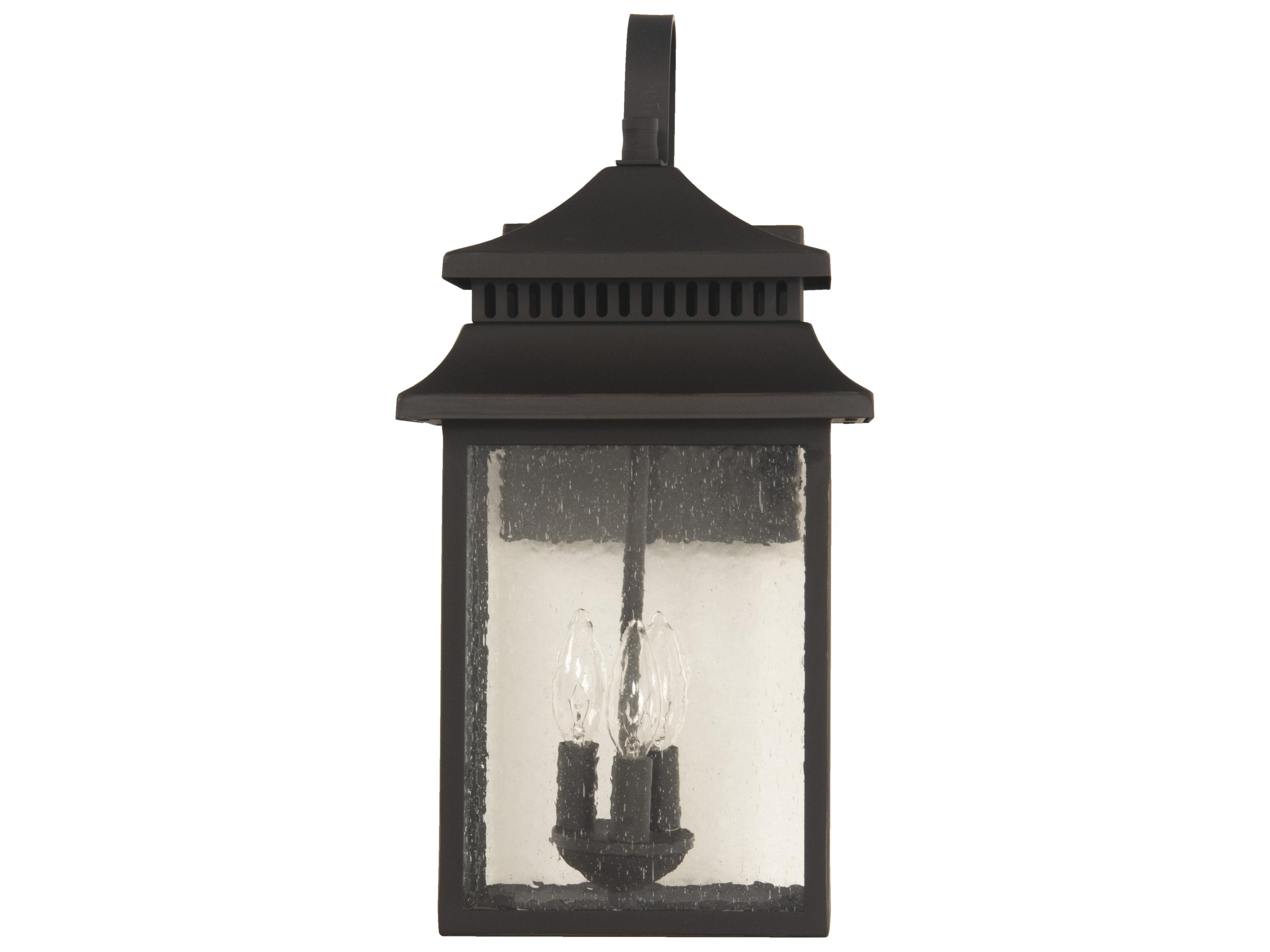 Craftmade Crossbend 3 - Light Outdoor Wall Light