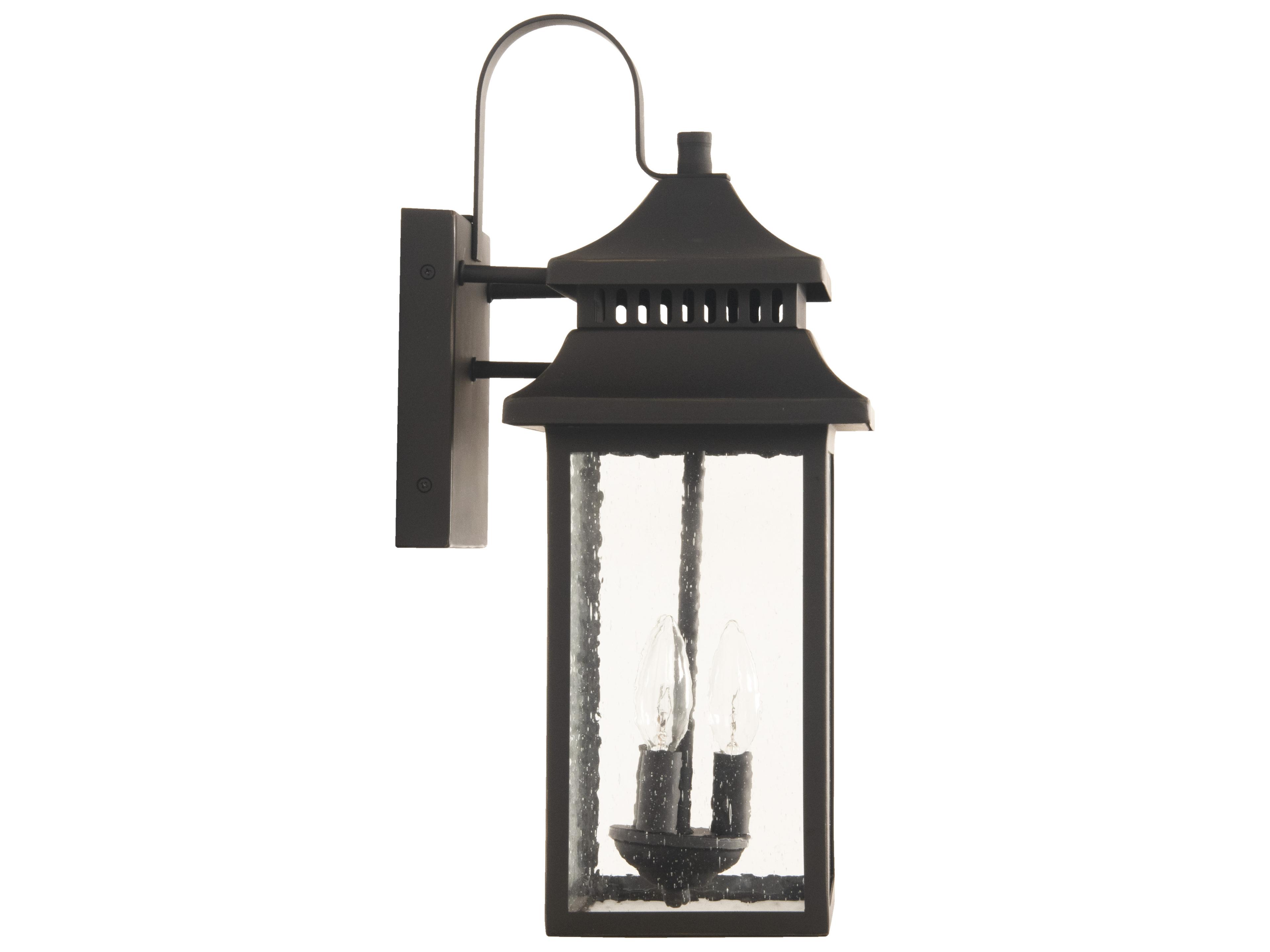 Craftmade Crossbend 3 - Light Outdoor Wall Light