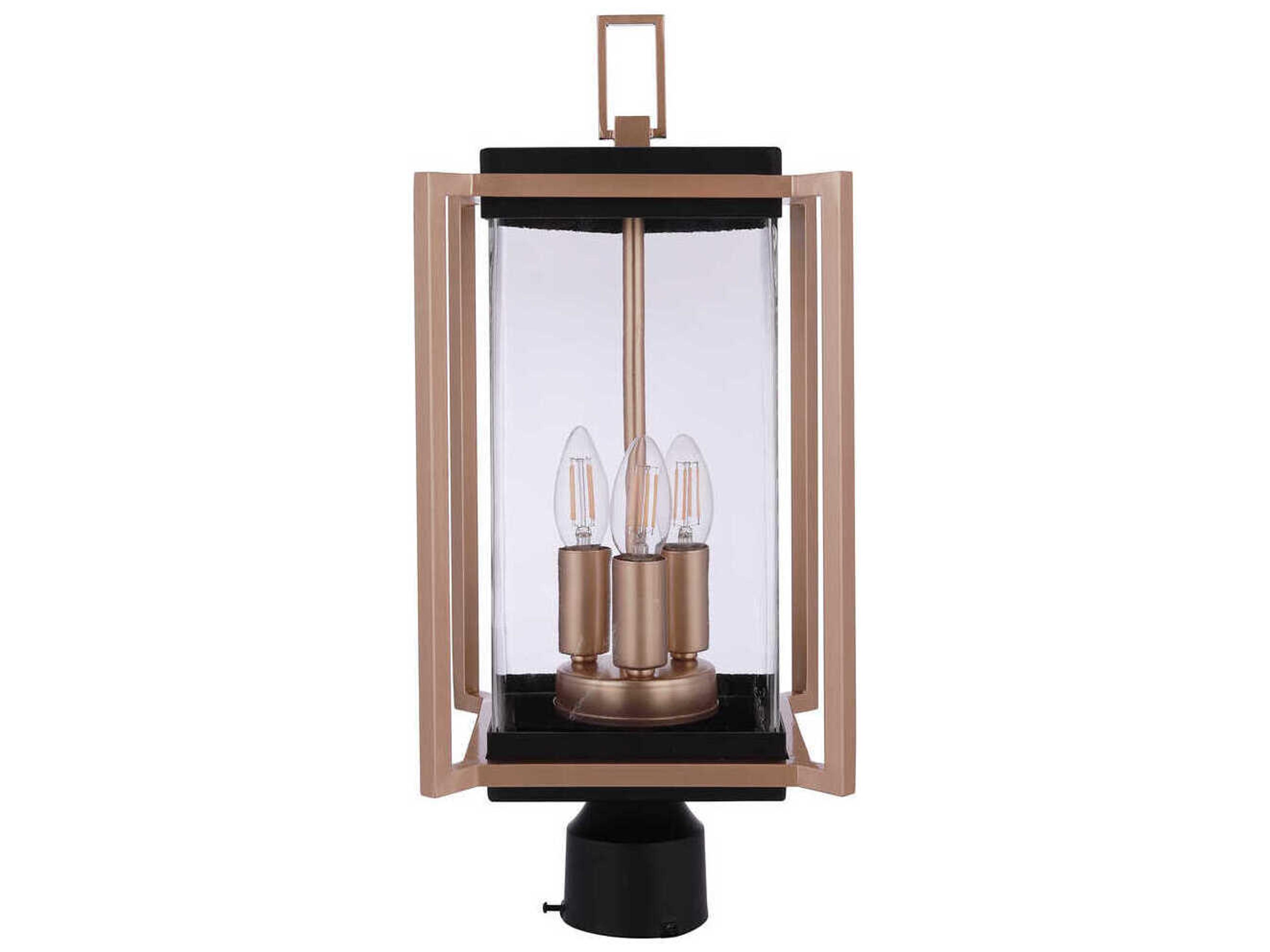 Craftmade Metalwork 3-Light Outdoor Post Light